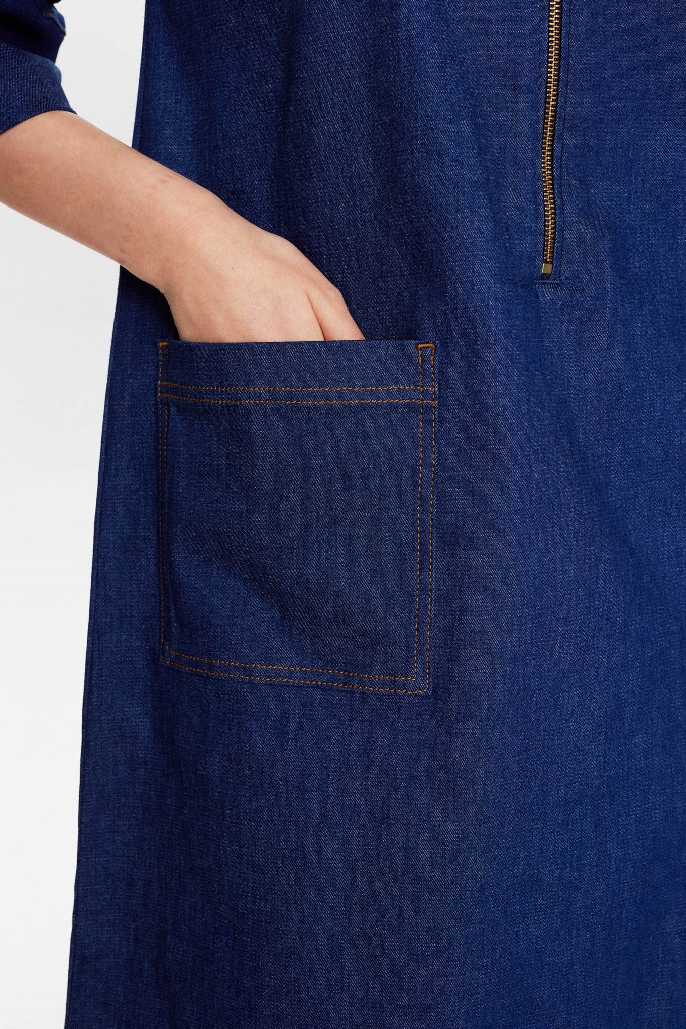 NUIZZAS DRESS  - Dark Denim Blue - Image 5