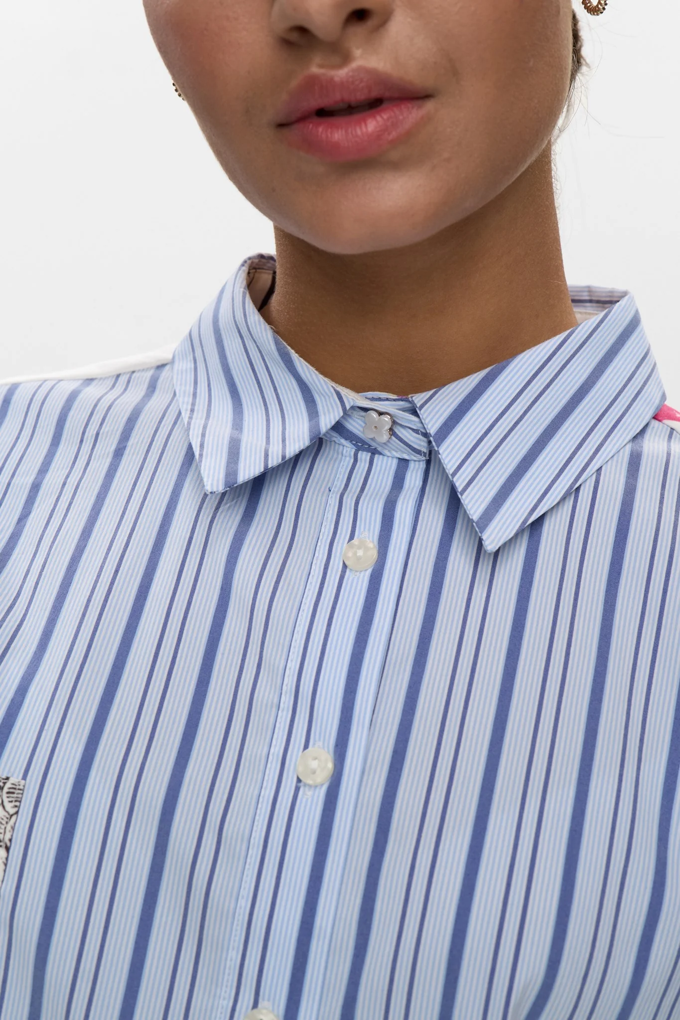 NUJADEN PRINT SHIRT - Provence - Image 4