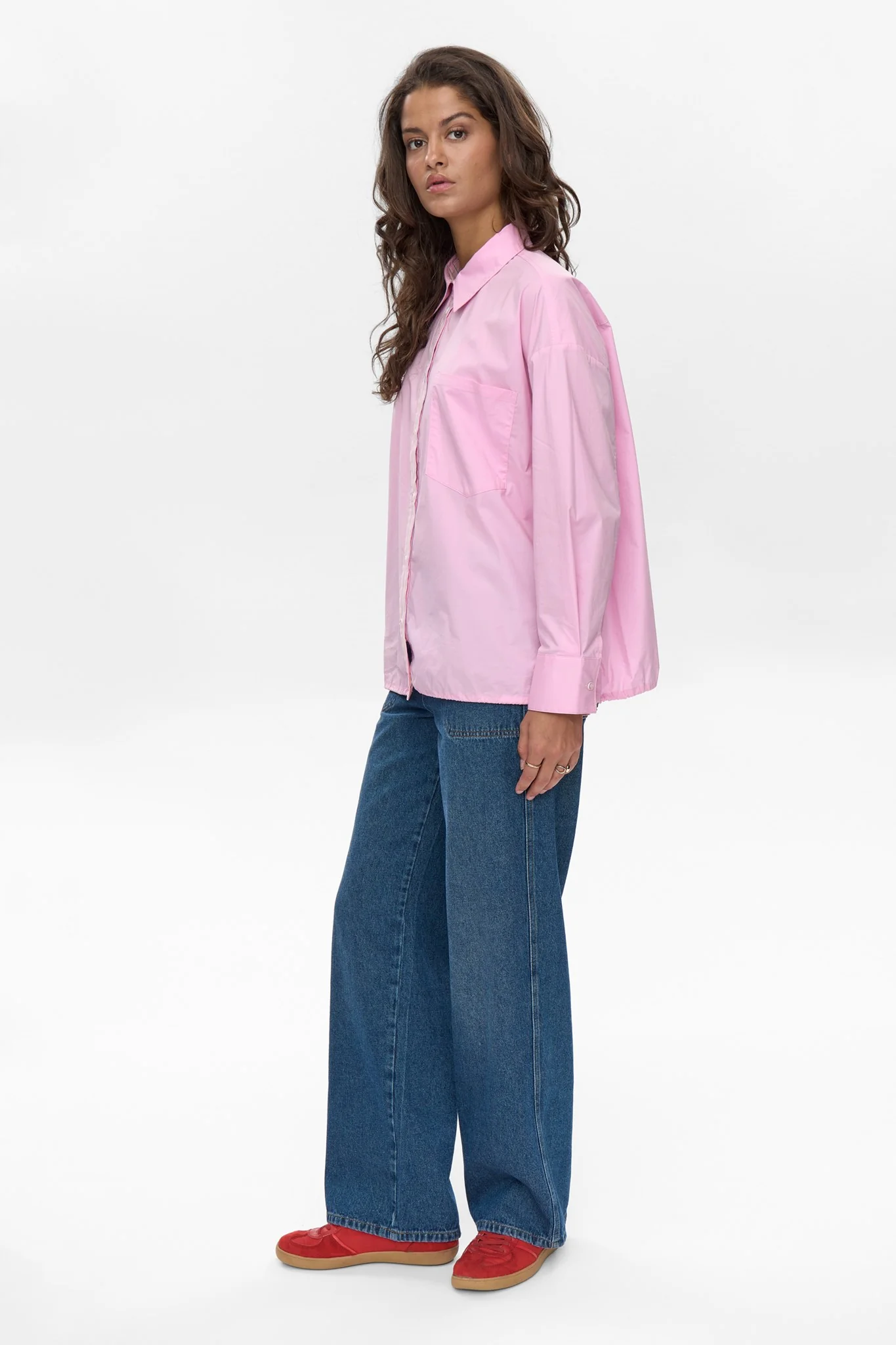 NUJADEN SOLID SHIRT - Cherry Blossom - Image 6