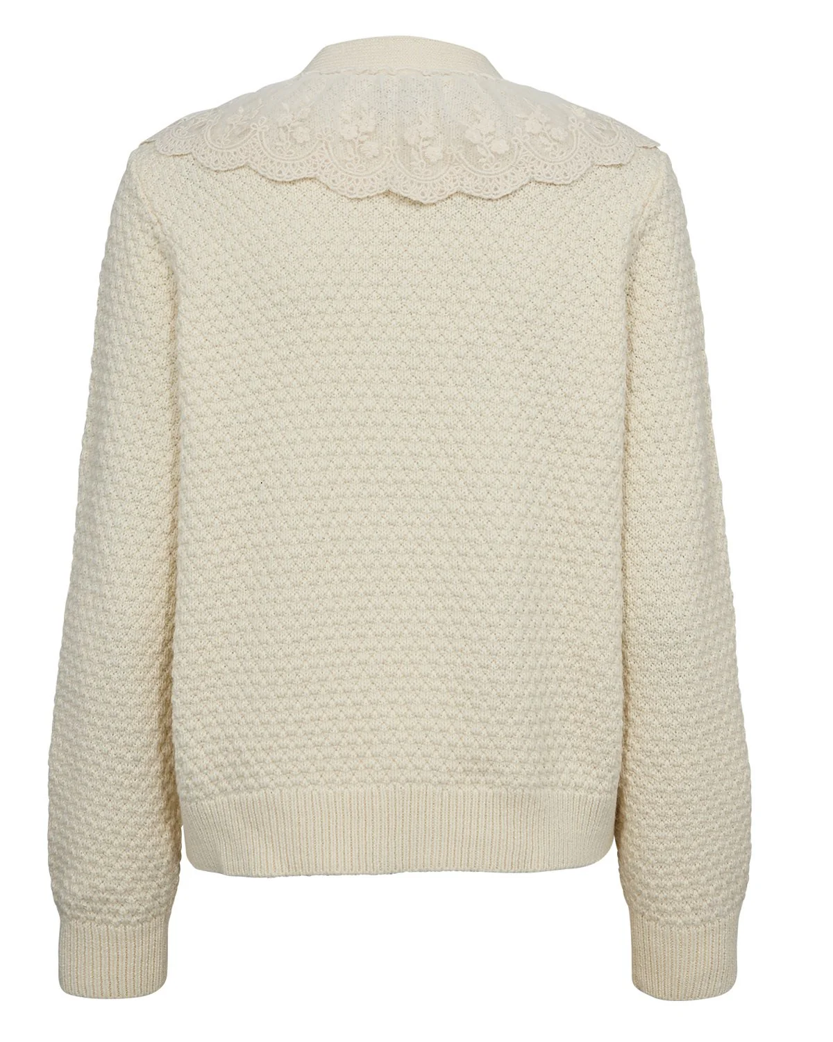 NUJANIE RUFFLE CARDIGAN - Pristine - Image 2