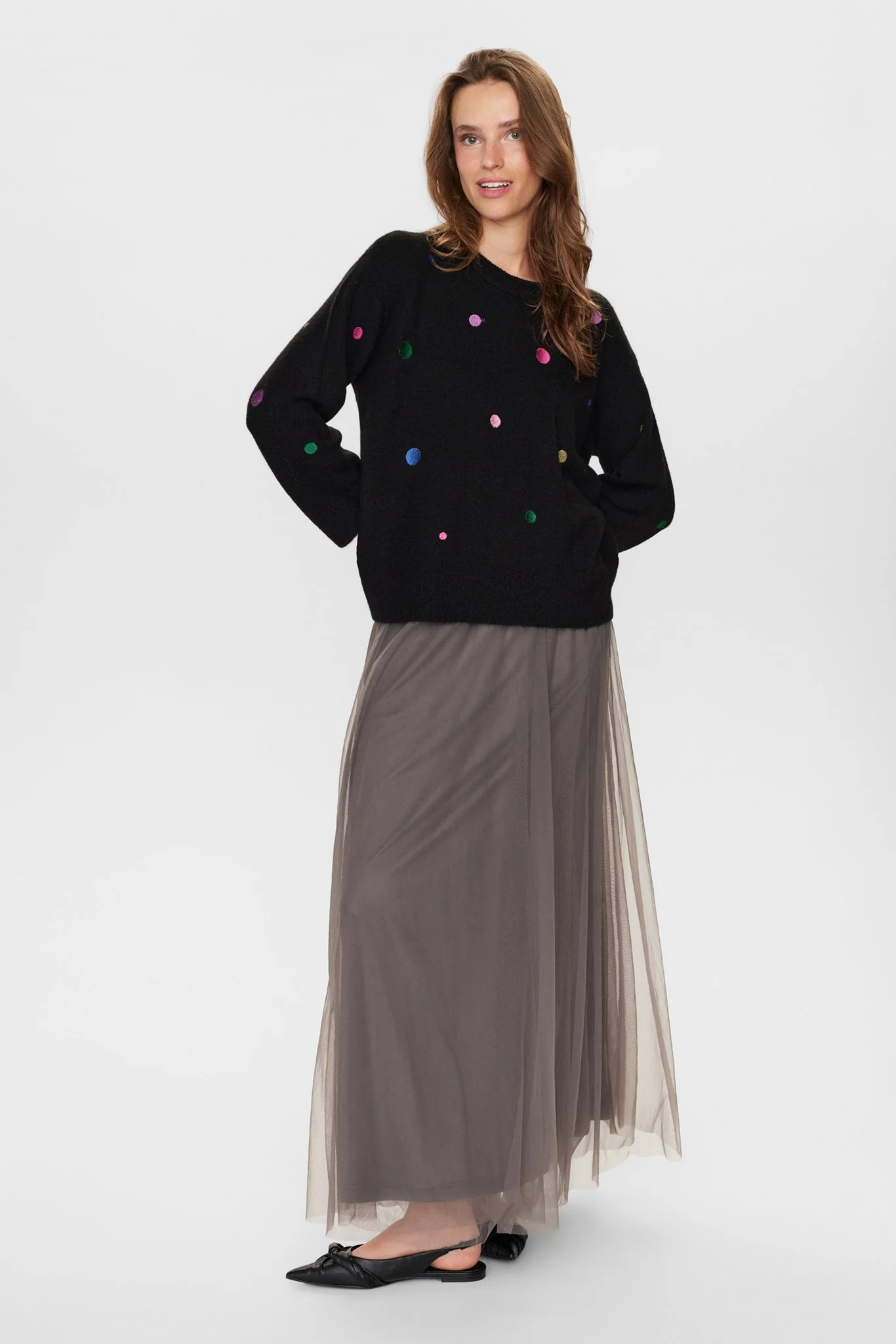 NUJASMINE PULLOVER - Caviar - Image 3