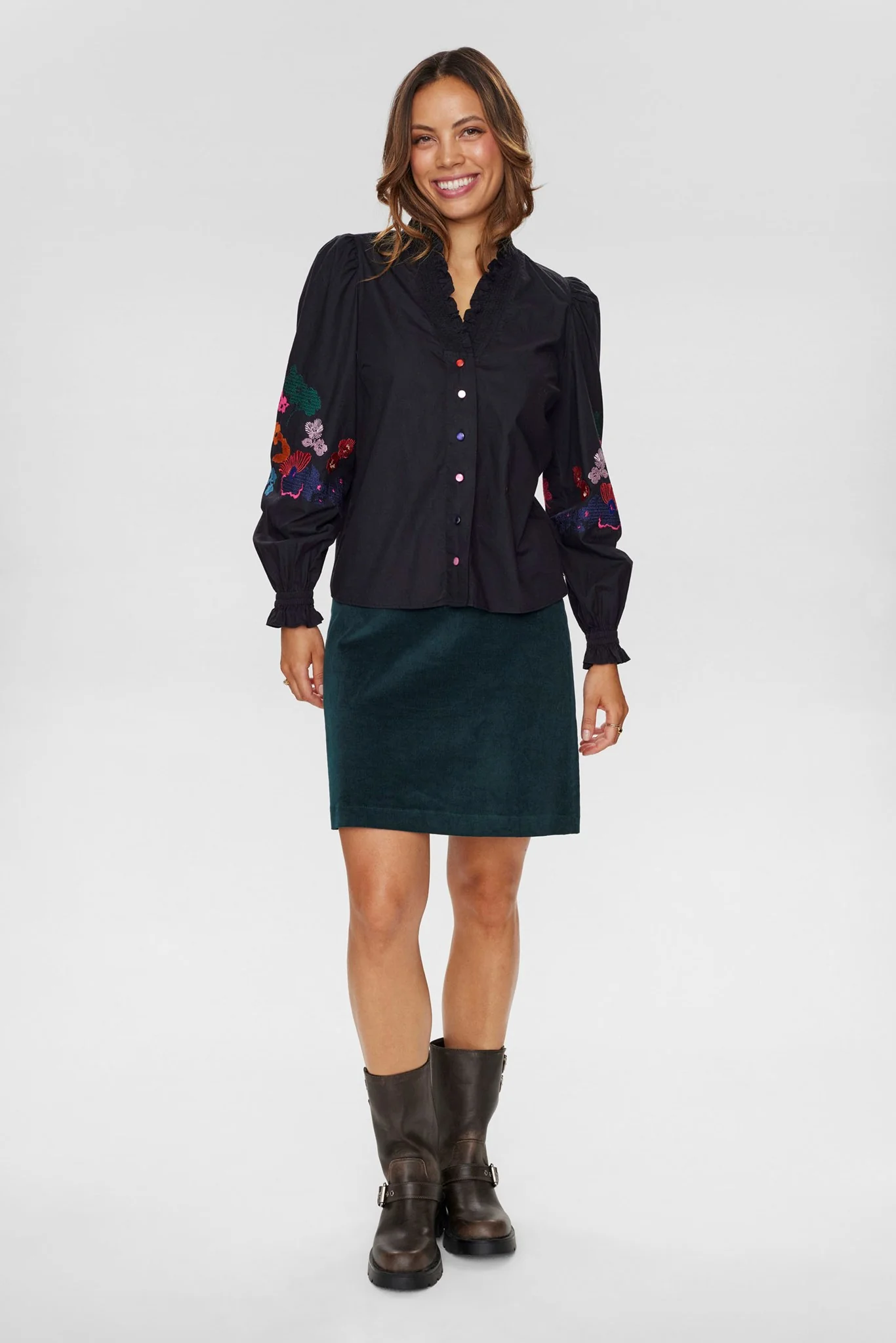 NUJASMINE SHIRT - Caviar - Image 3