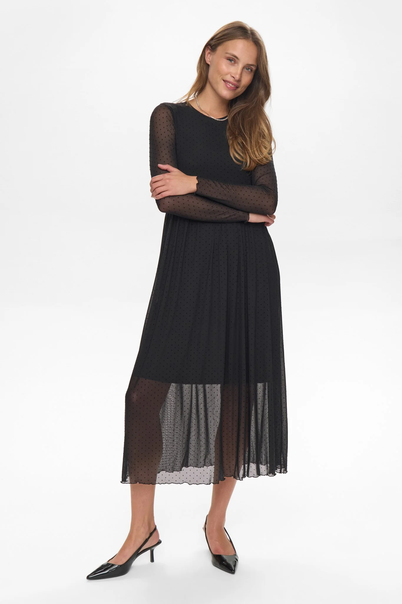 NUJINNIE DRESS - Caviar