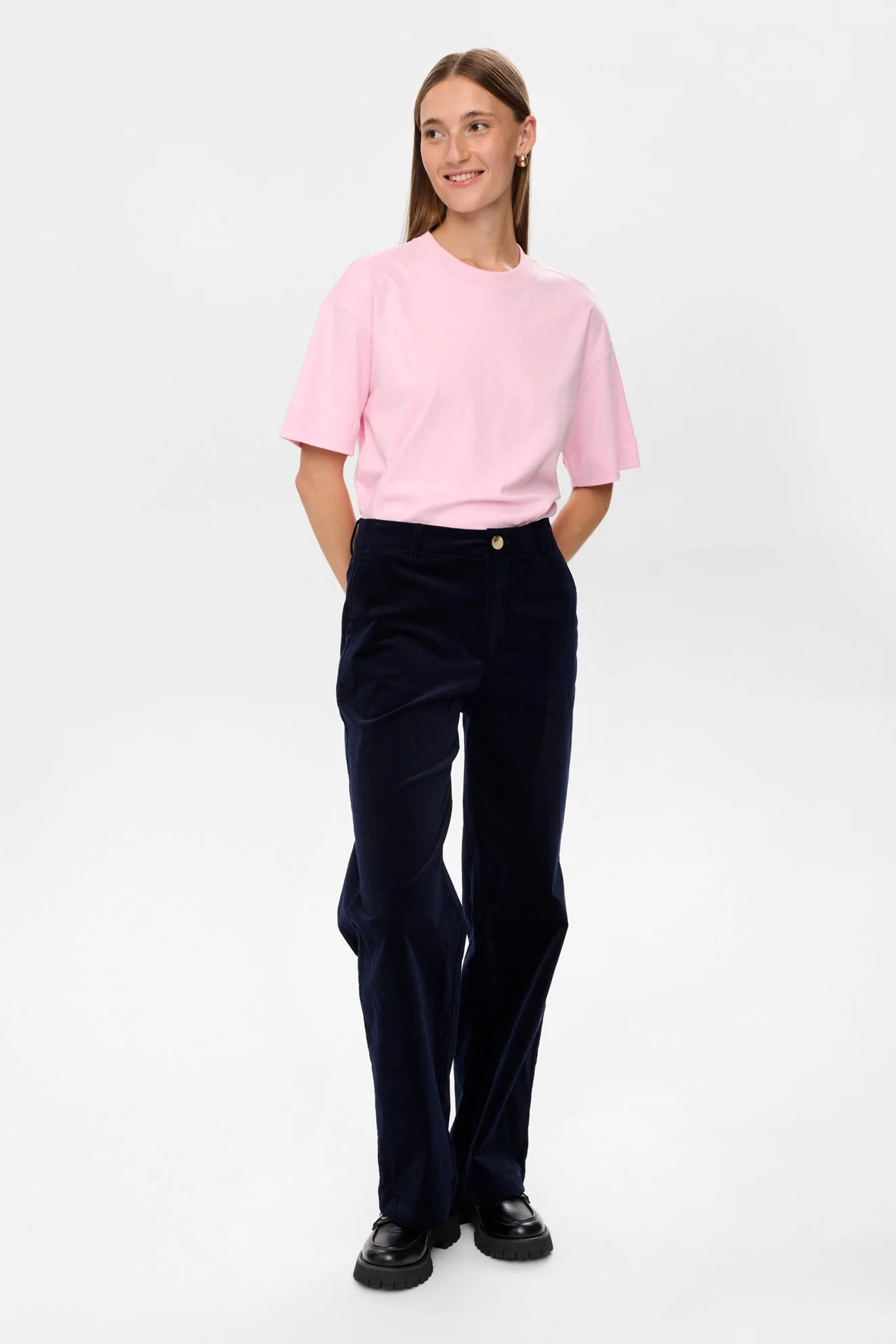 NUJOANNA PANTS - Dark Sapphire - Image 3