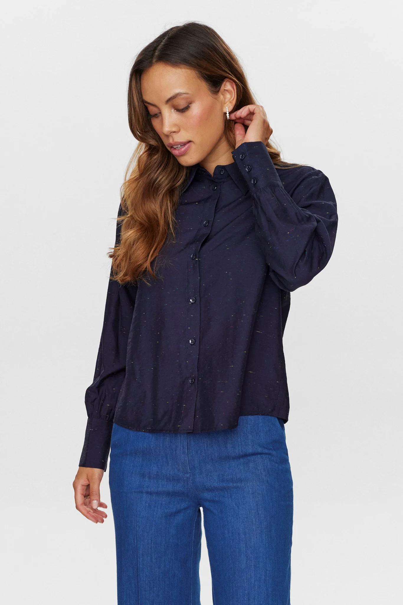 NUJONA SHIRT  - Dark Sapphire