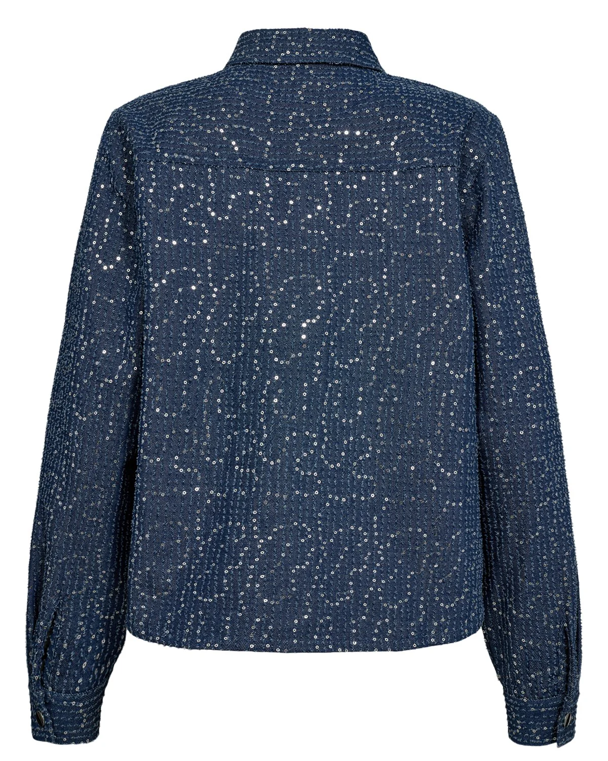 NUJOURNEY SHIRT - Medium Blue Denim - Image 7