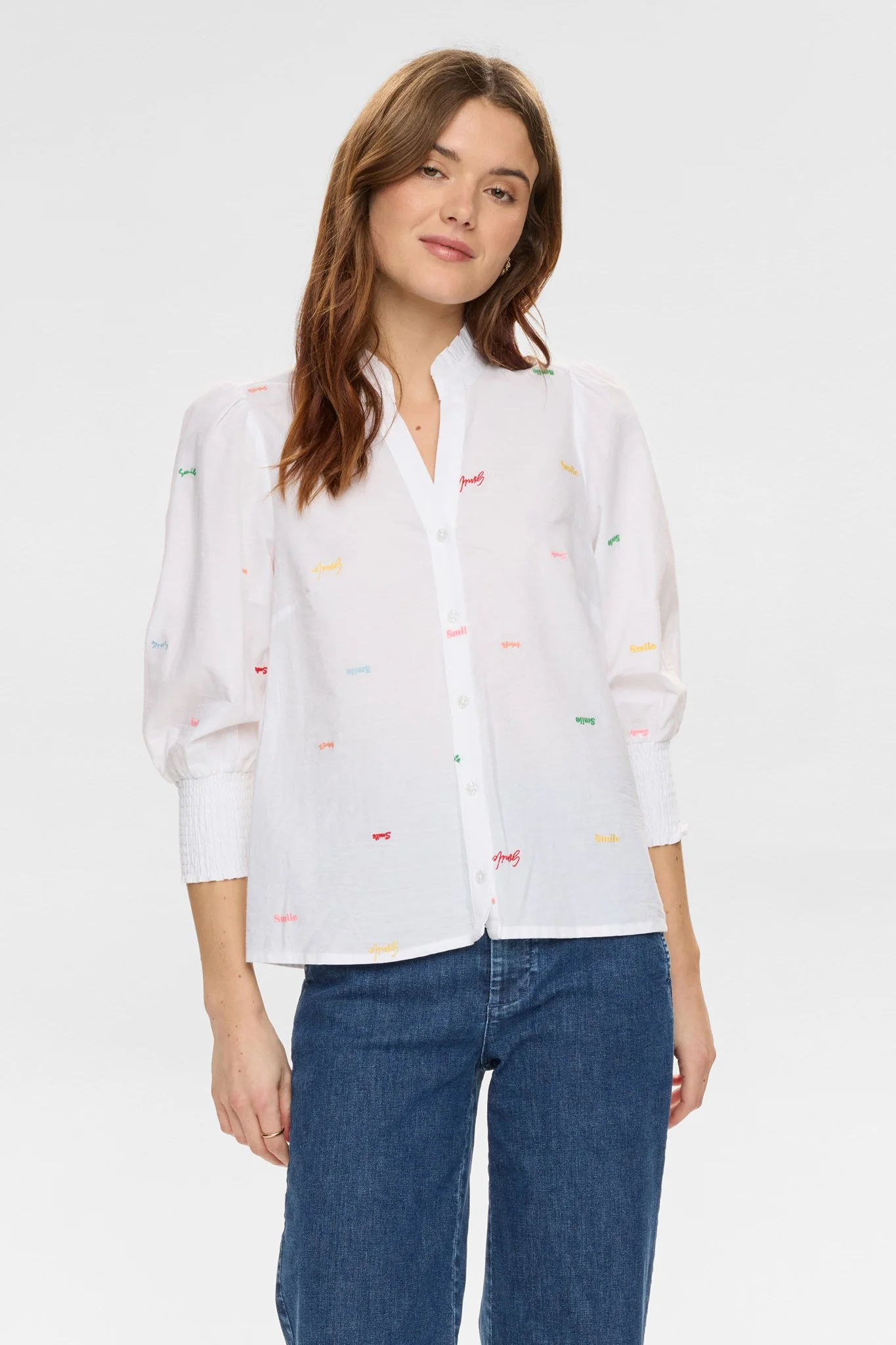 NUJOYA SHIRT - Bright White