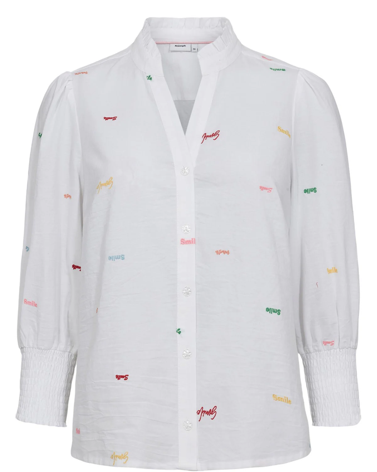 NUJOYA SHIRT - Bright White - Image 6