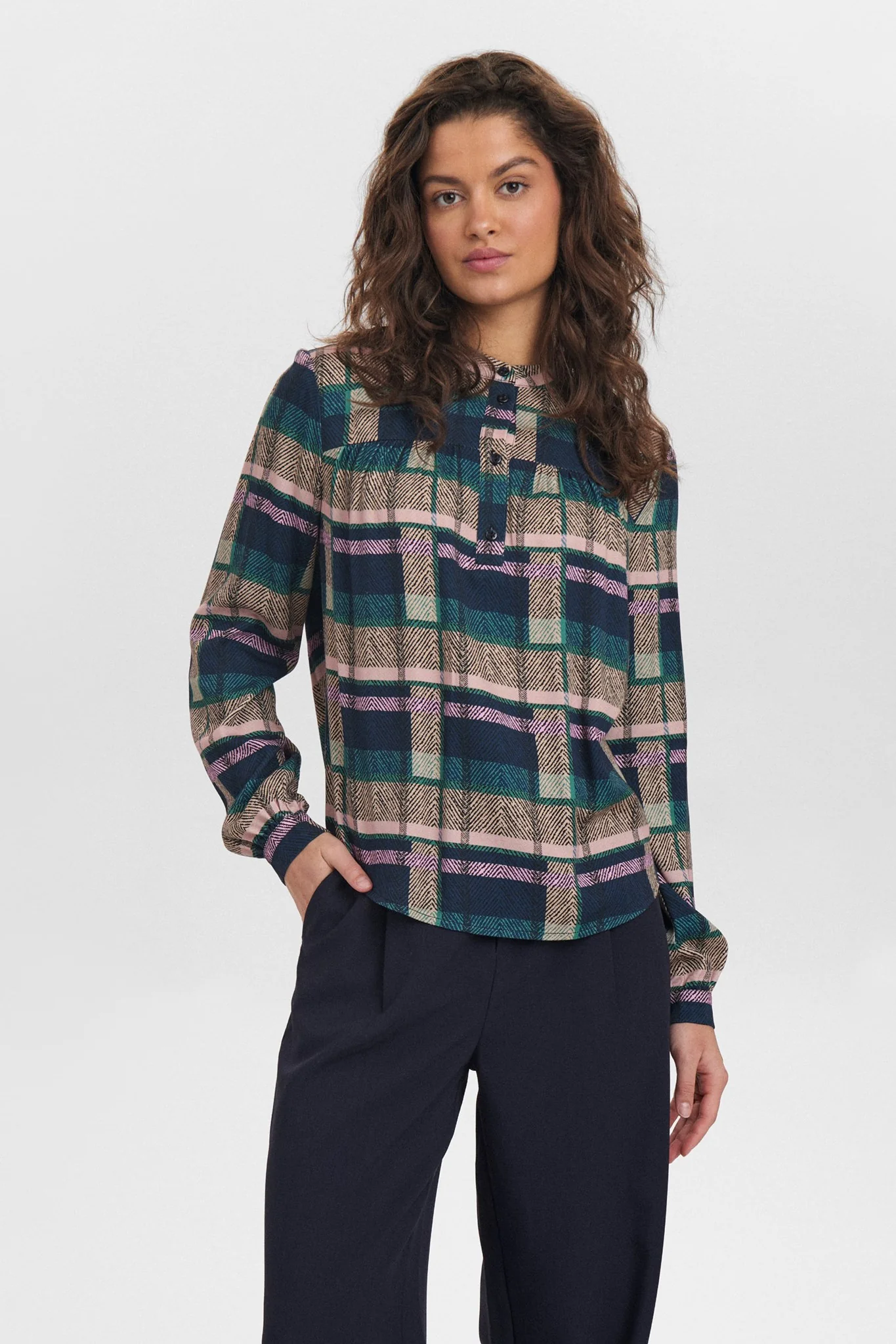NUJUBINE SHIRT - Dress Blues