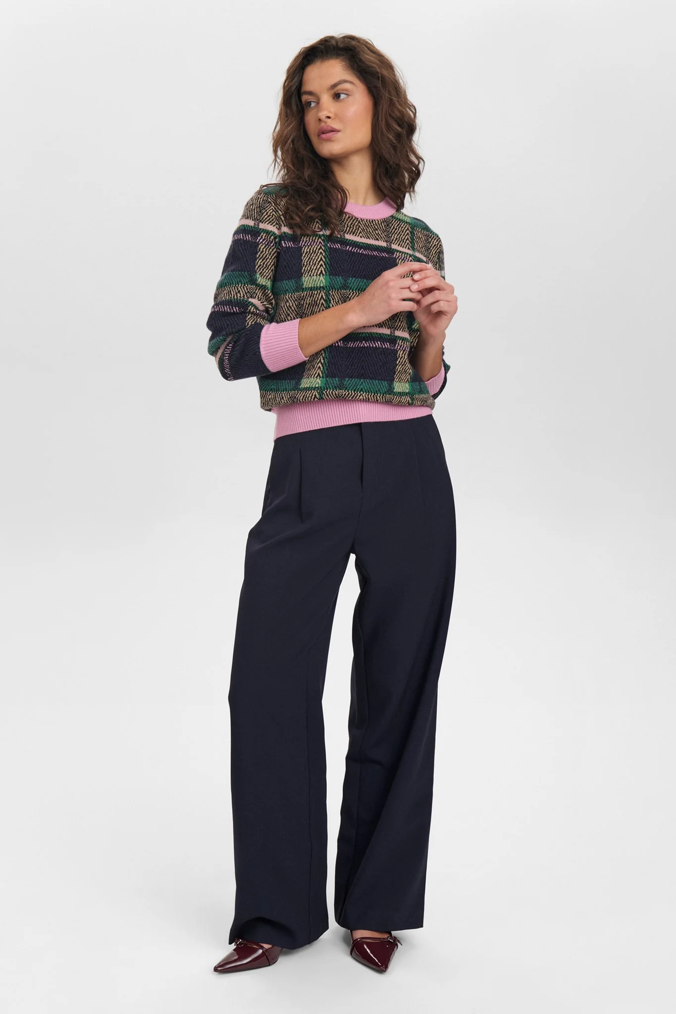 NUJUCHECK PULLOVER - Dress Blues - Image 3