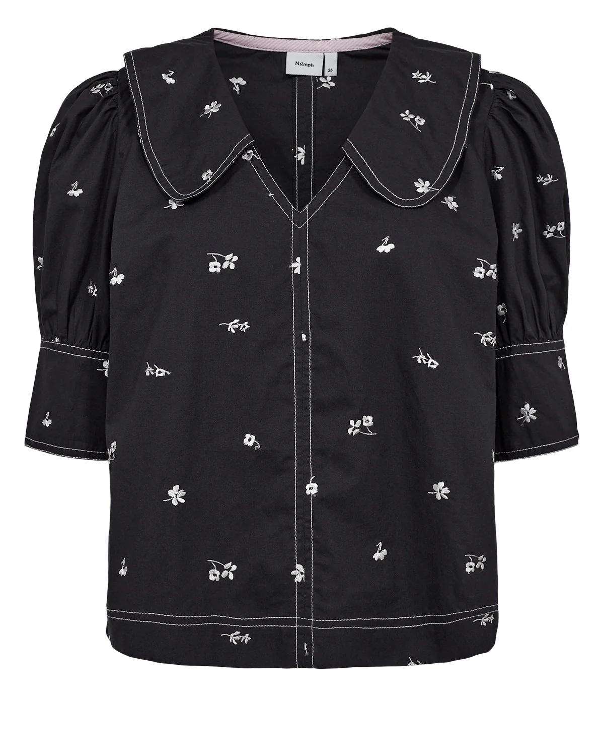 NUJULIET BLOUSE - Caviar