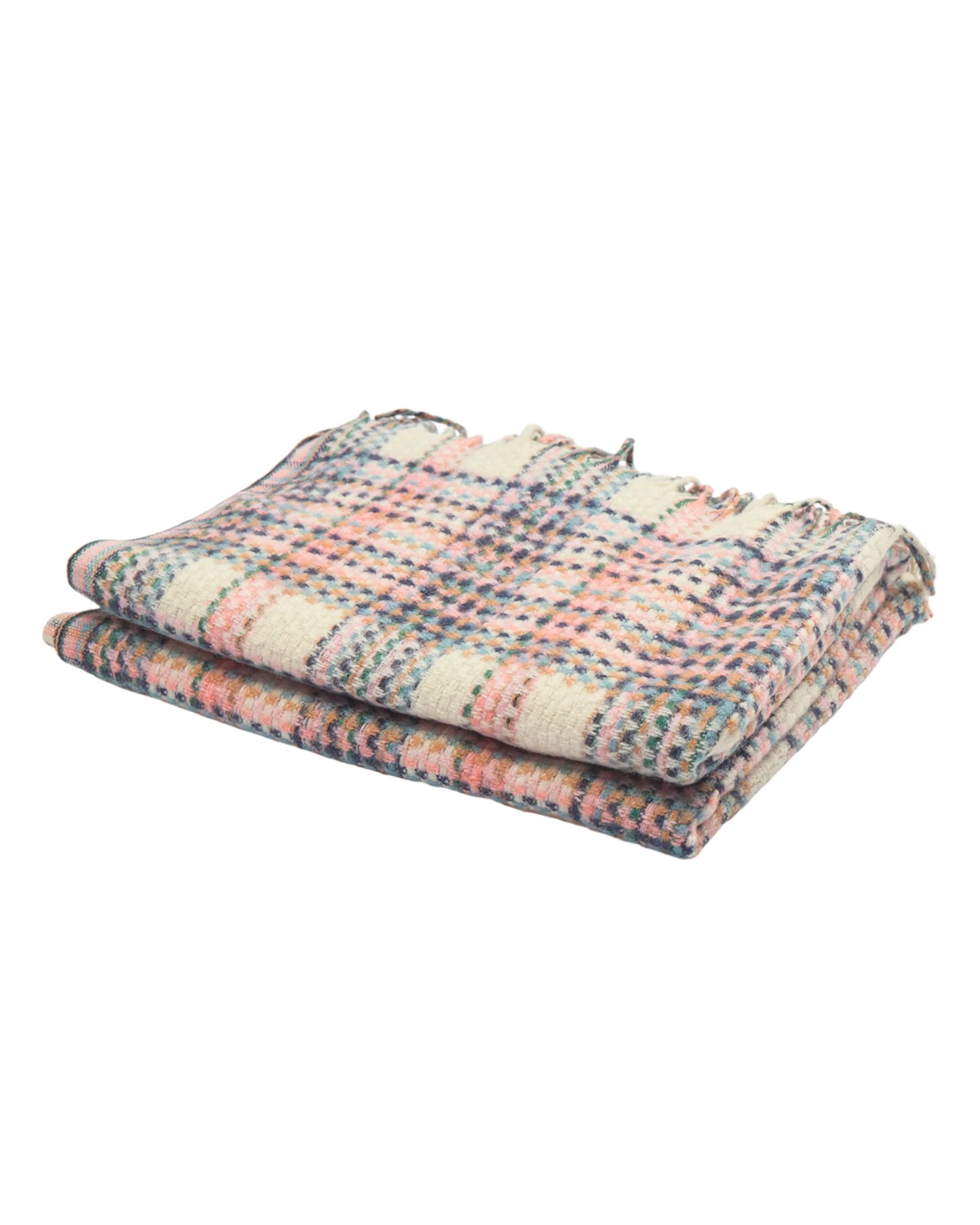 NUJULIUS CHECK SCARF - Chalk Pink - Image 2