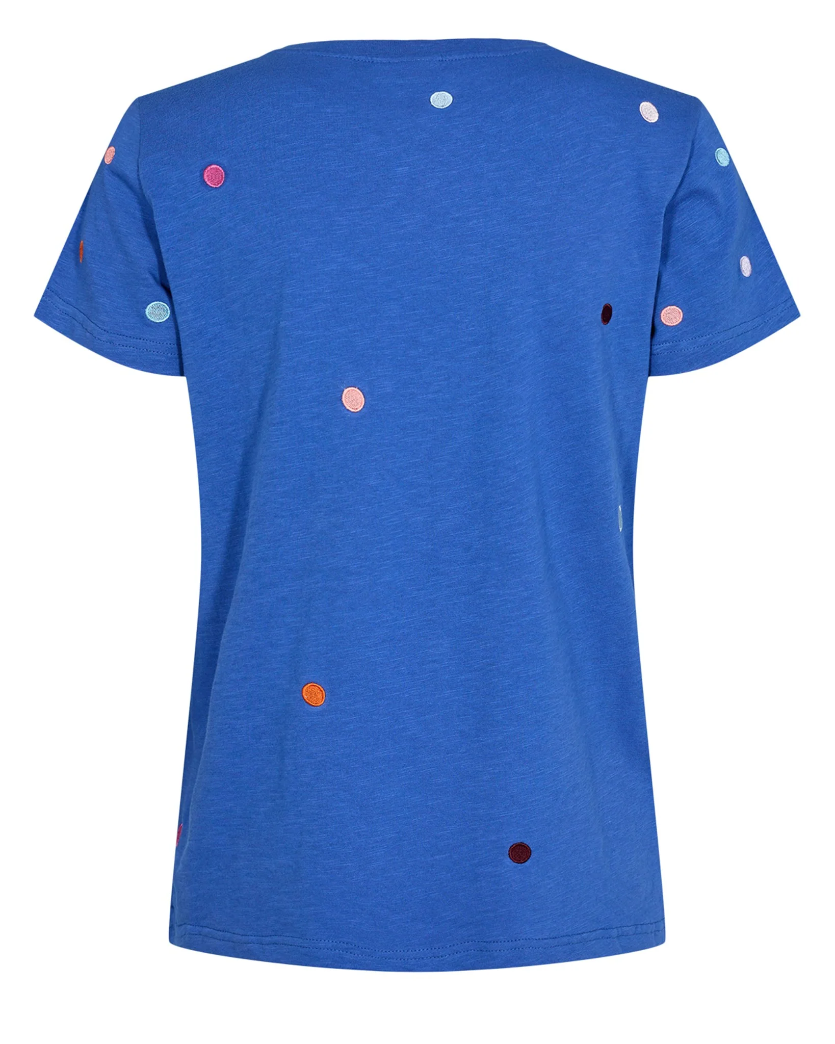 NUJULY TEE - GOTS - Dazzling Blue - Image 2