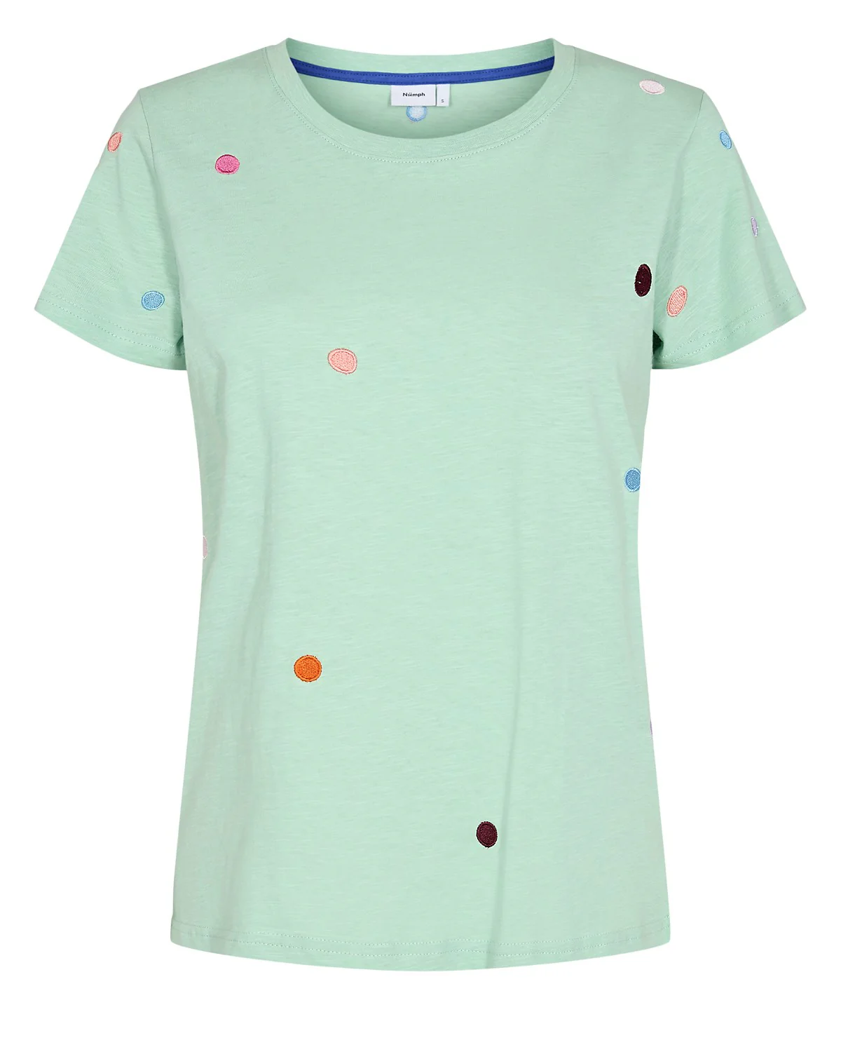 NUJULY TEE - GOTS - Grayed Jade