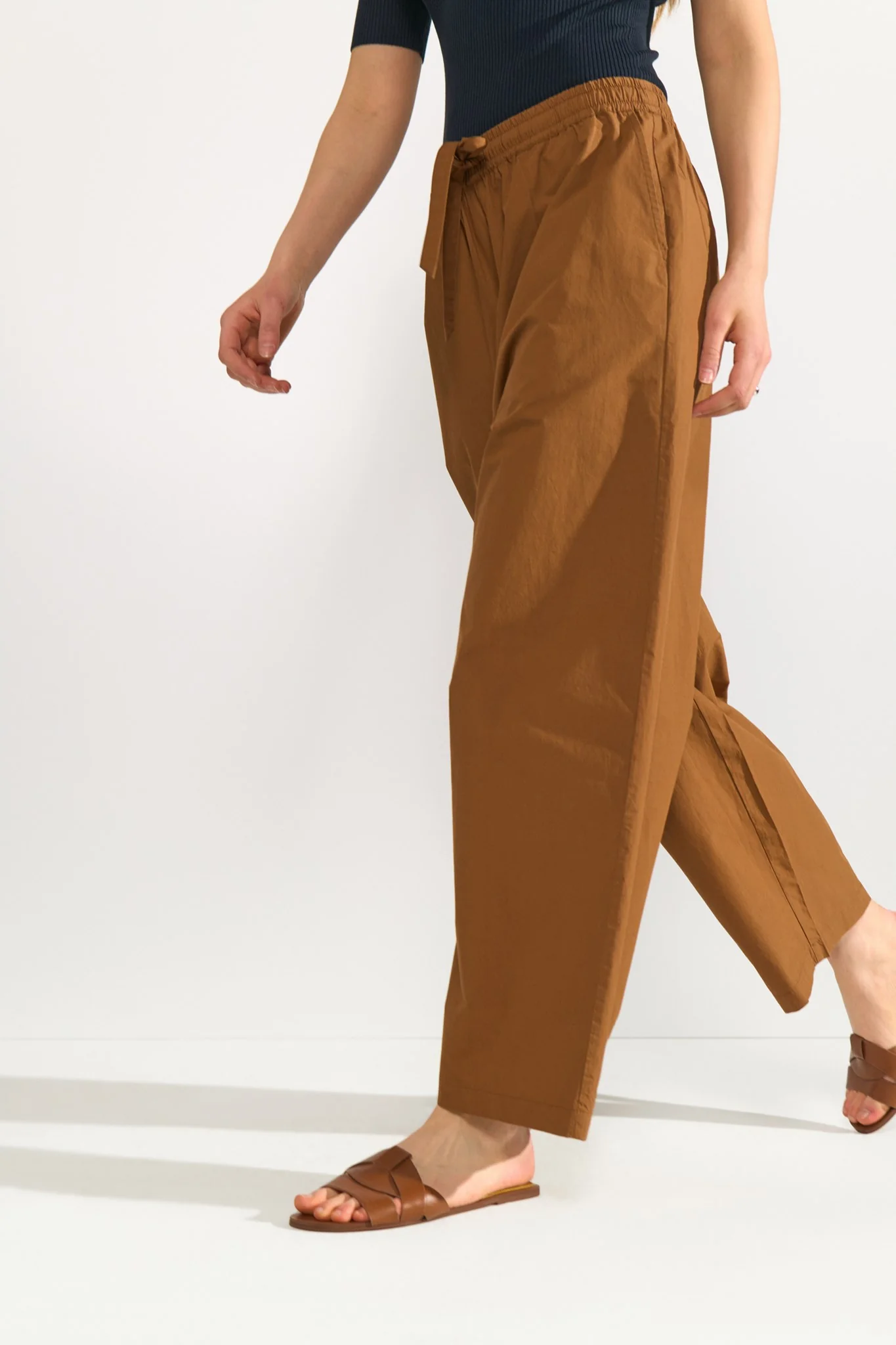 NUJUMA COTTON CROPPED PANTS - Dachshund - Image 5
