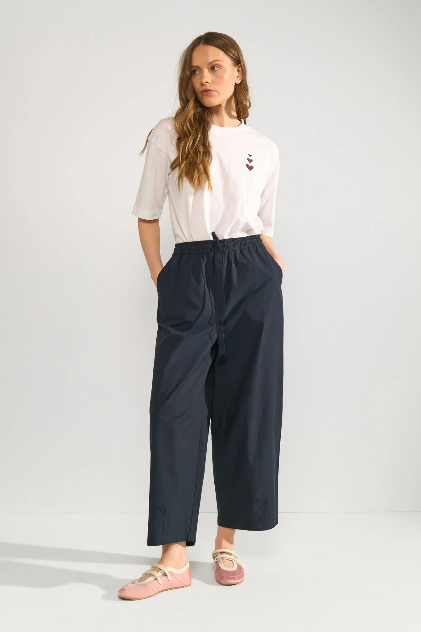 NUJUMA COTTON CROPPED PANTS - Salute