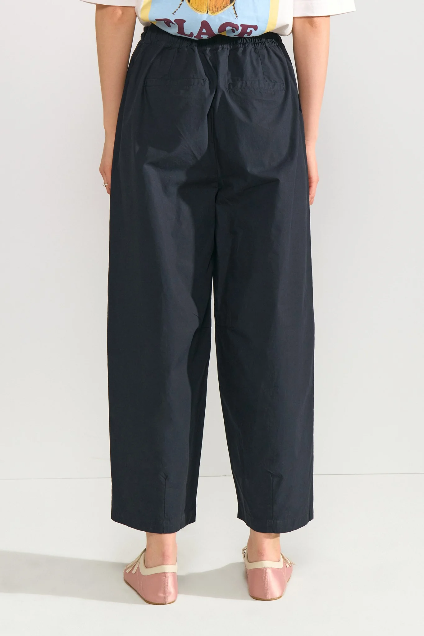 NUJUMA COTTON CROPPED PANTS - Salute - Image 3