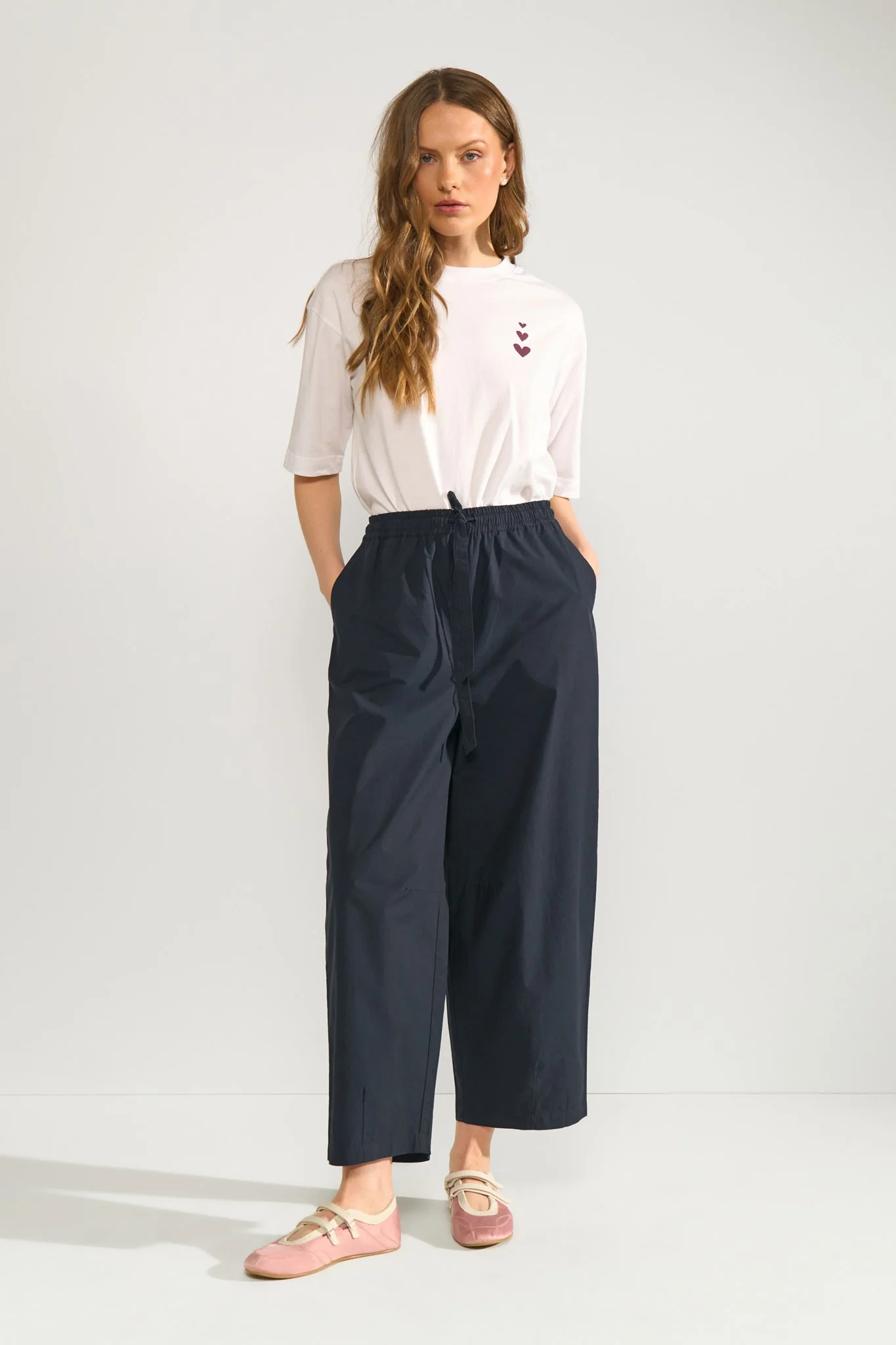 NUJUMA COTTON CROPPED PANTS - Salute - Image 4