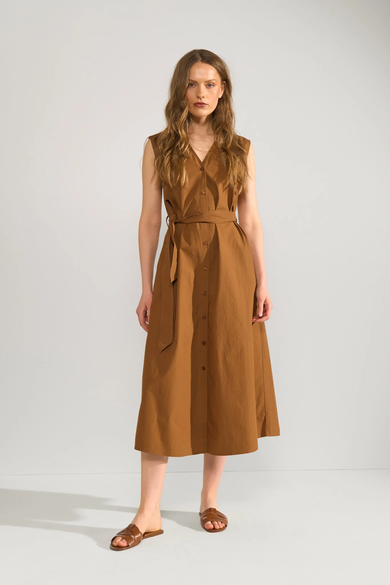 NUJUMA COTTON SHIRT DRESS  - Dachshund - Image 3