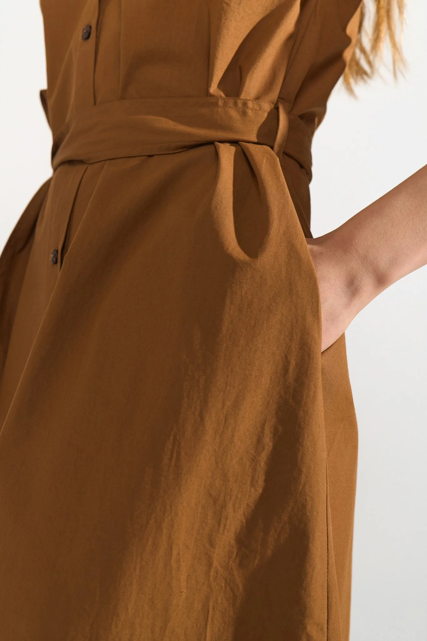 NUJUMA COTTON SHIRT DRESS  - Dachshund - Image 4