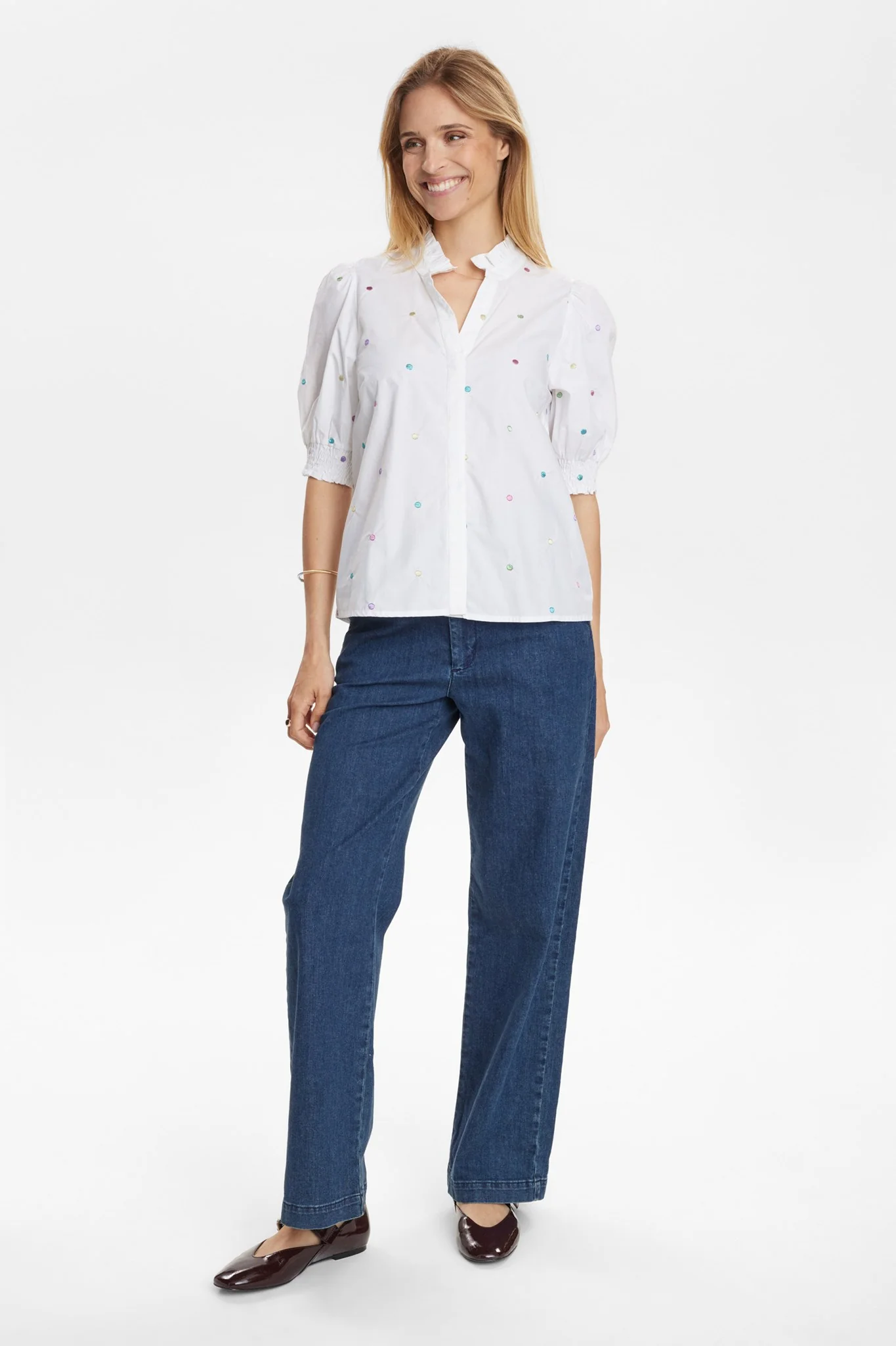 NUJUNE SS SHIRT - Bright White - Image 3