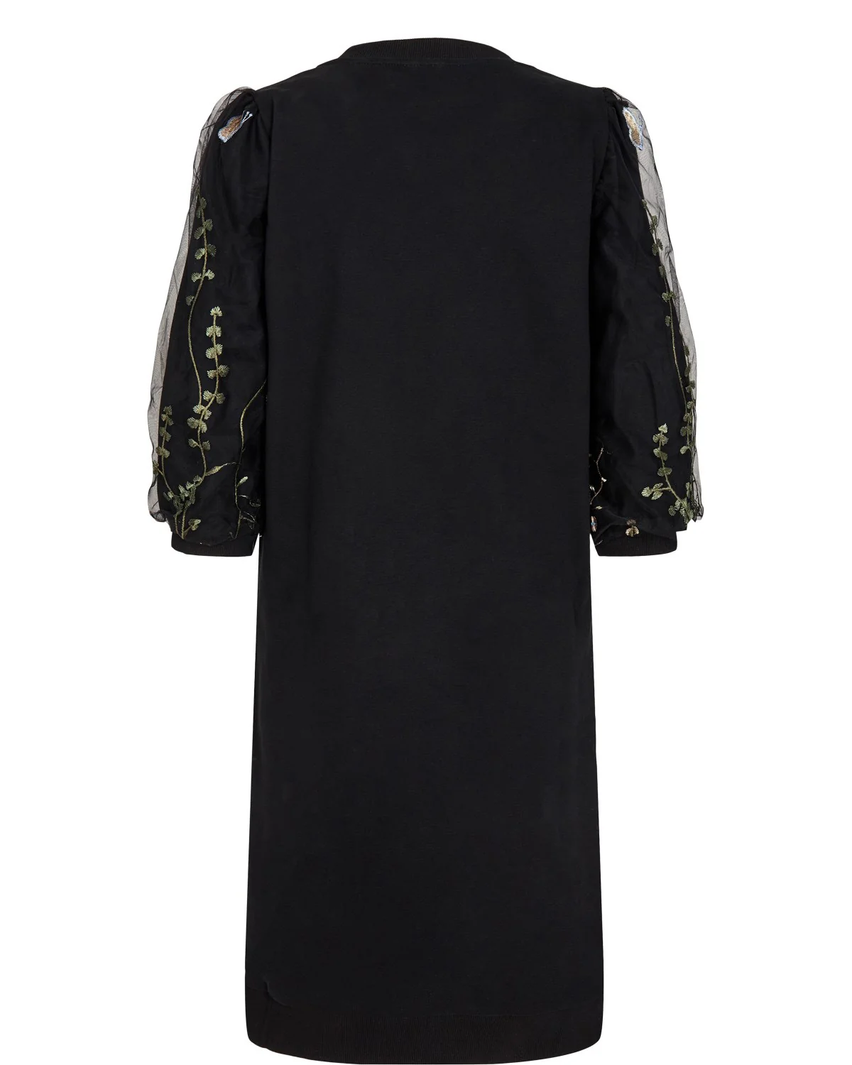 NUJUNO SWEAT DRESS - Caviar - Image 2