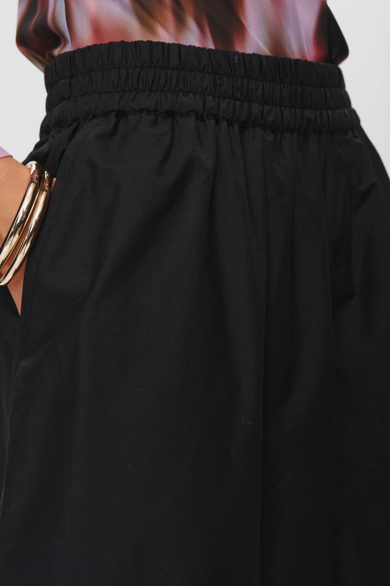 NUJUNY LONG SKIRT - Caviar - Image 4