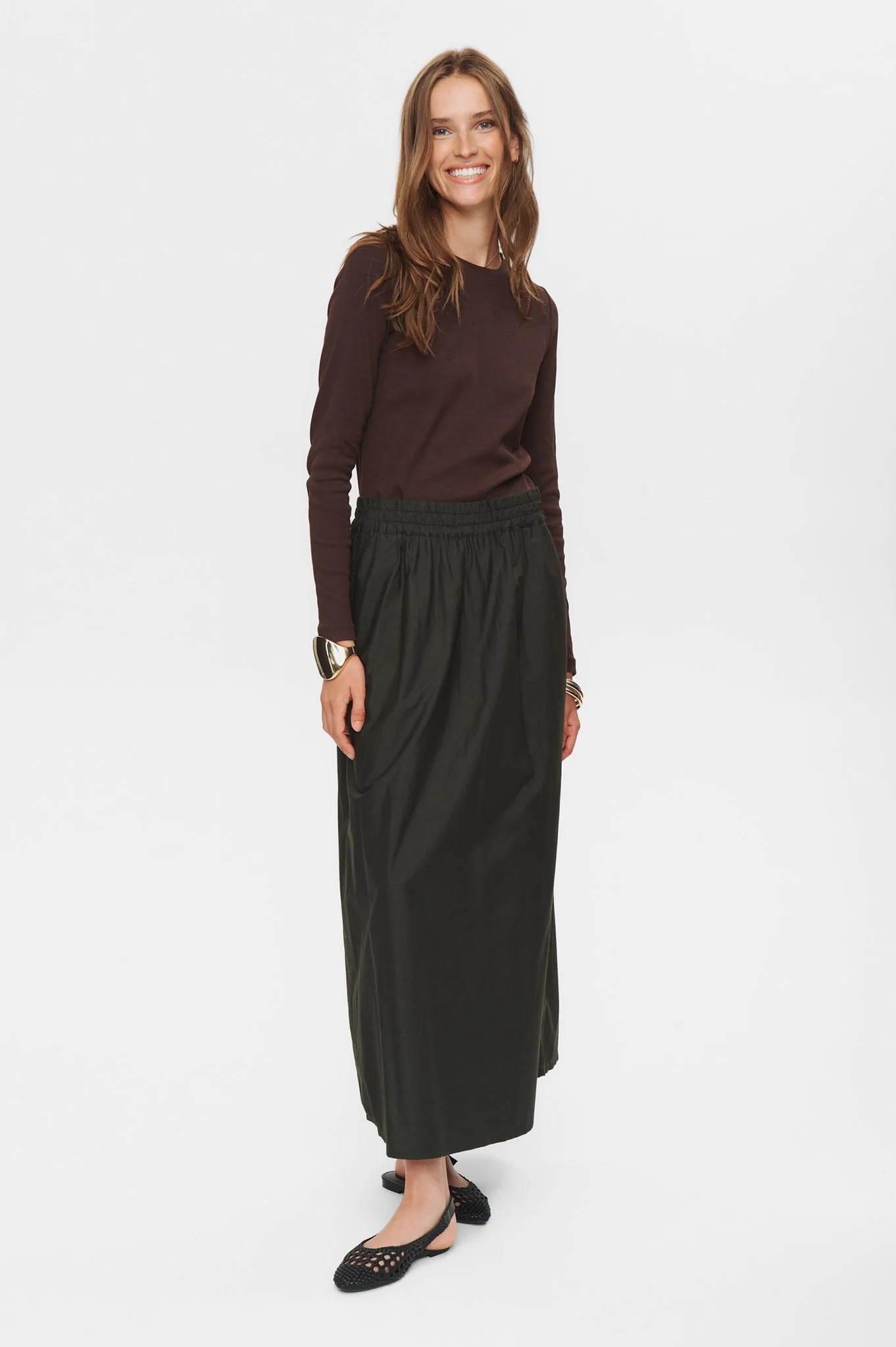 NUJUNY LONG SKIRT - Rosin - Image 3
