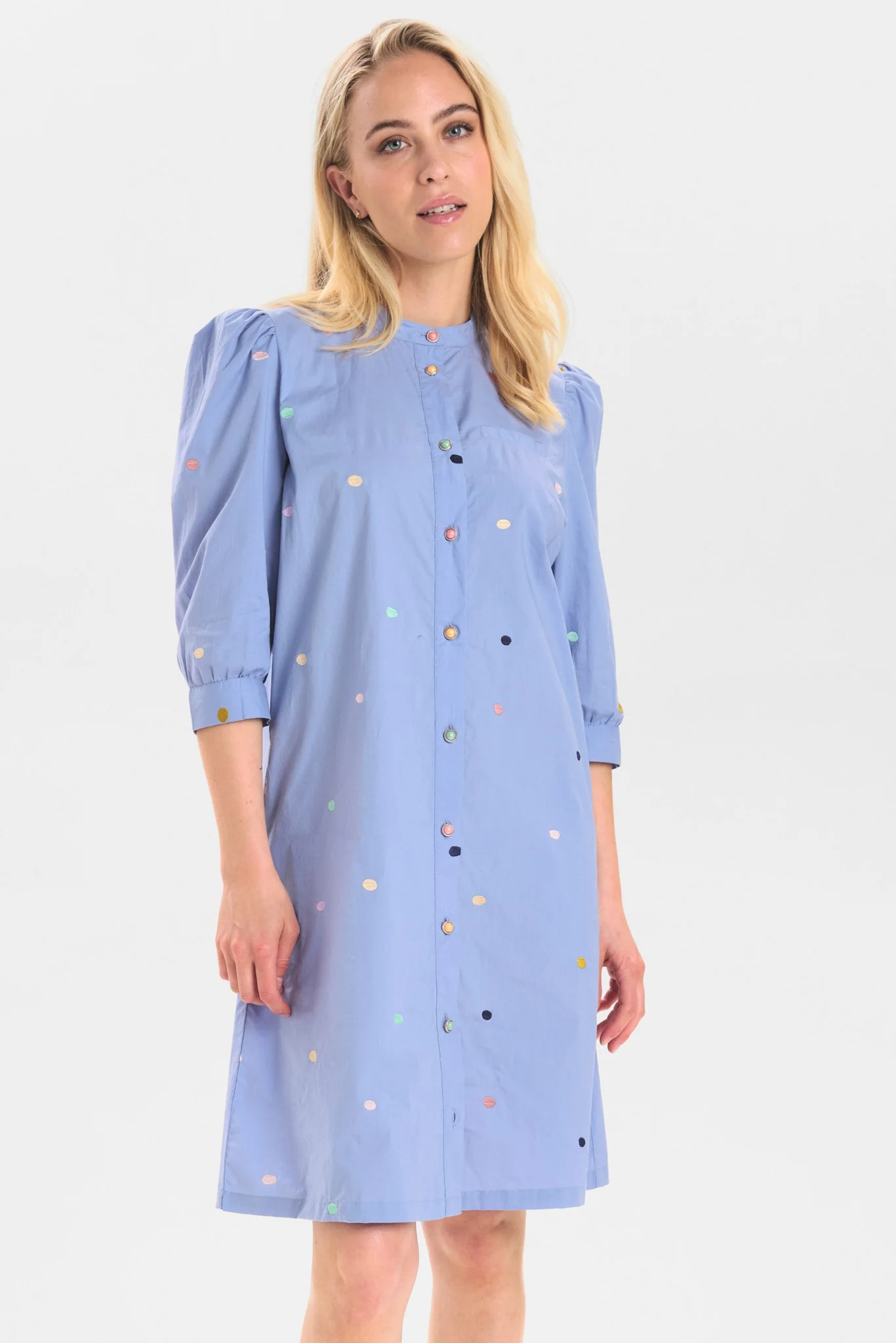 NUKALA DRESS  - Bel Air Blue