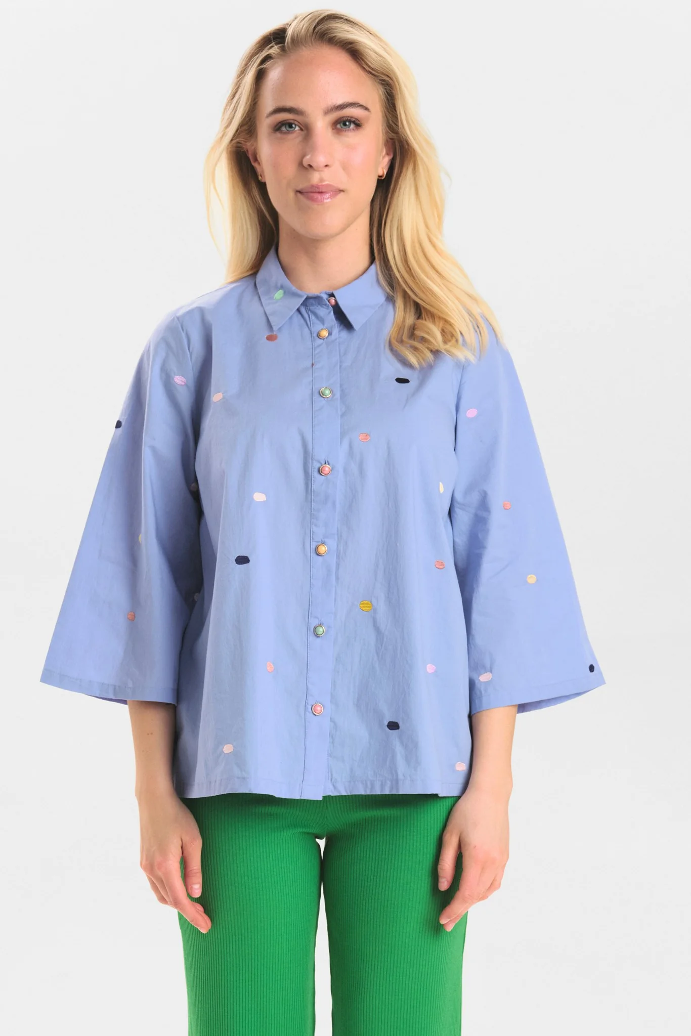 NUKALA SHIRT  - Bel Air Blue