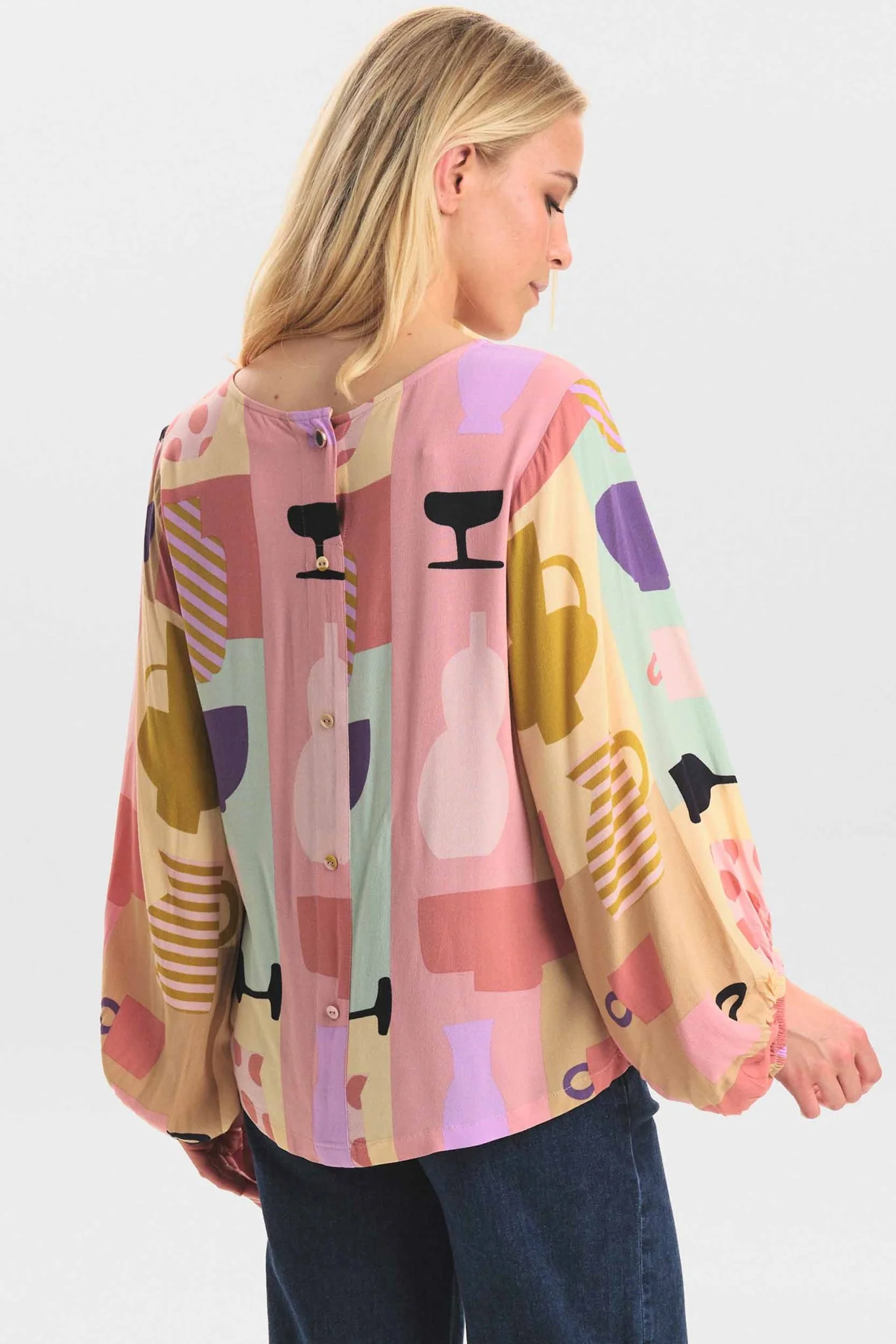 NUKAMILIA BLOUSE - Mellow Rose - Image 2