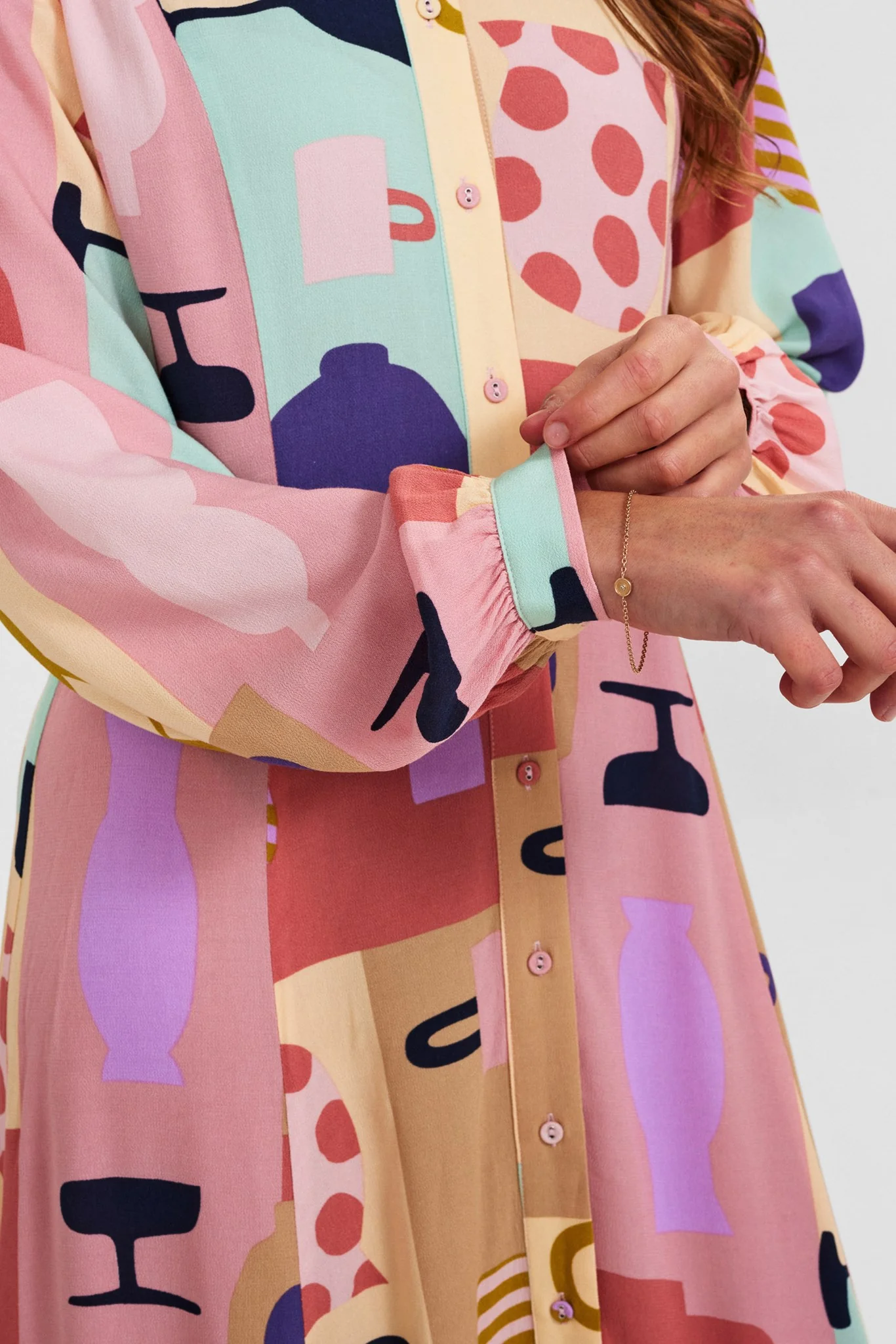 NUKAMILIA SHIRT DRESS - Mellow Rose - Image 5