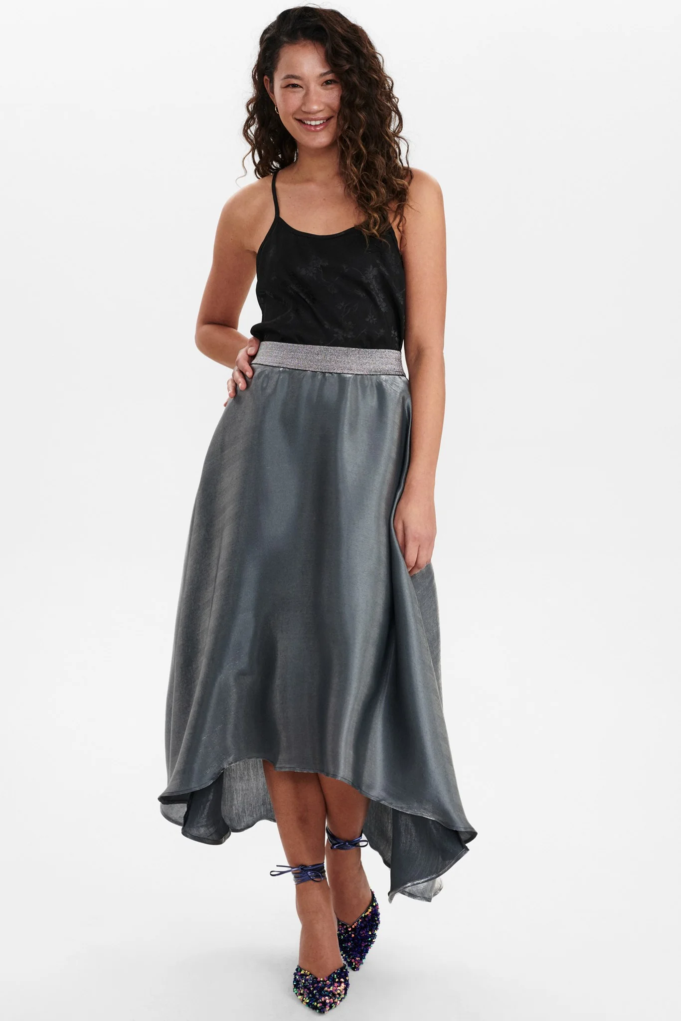 NUKAMMI SKIRT PA - Silver - Image 3