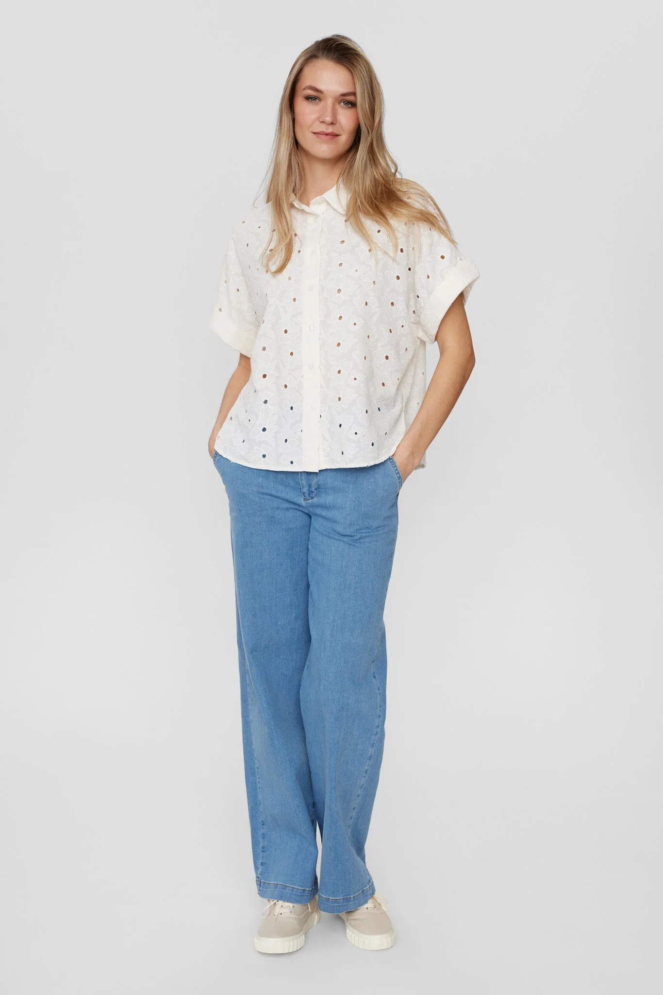 NUKARI SHIRT - Cloud Dancer - Image 3