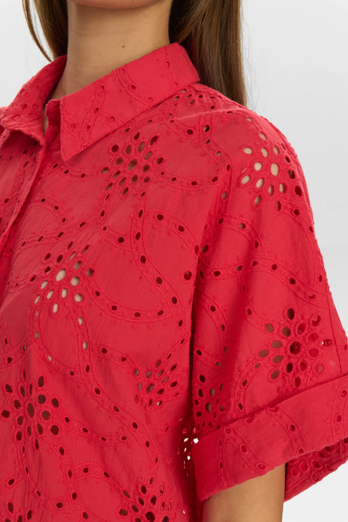 NUKARISSA SHIRT - Geranium - Image 4