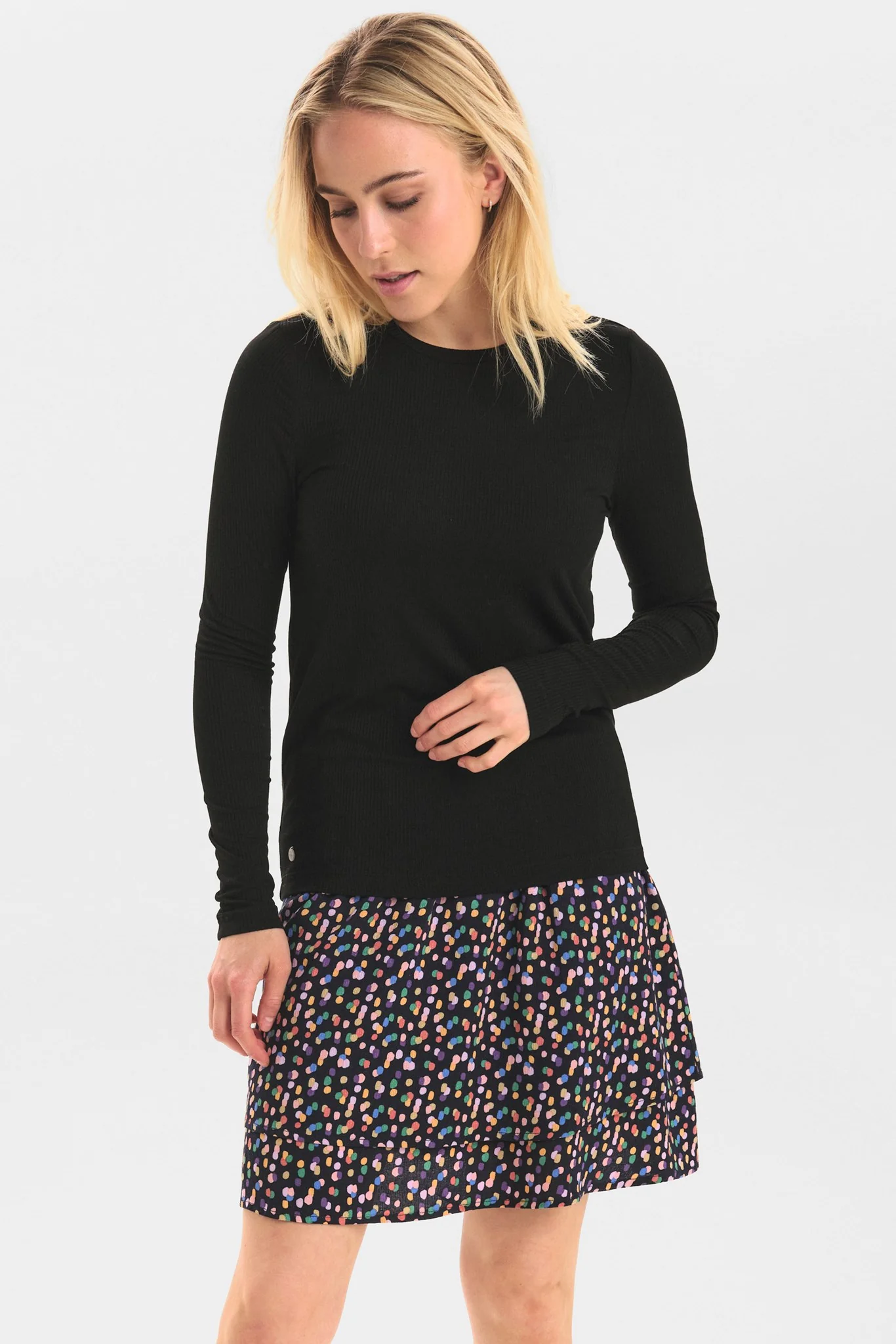 NUKARMA BLOUSE  - Caviar