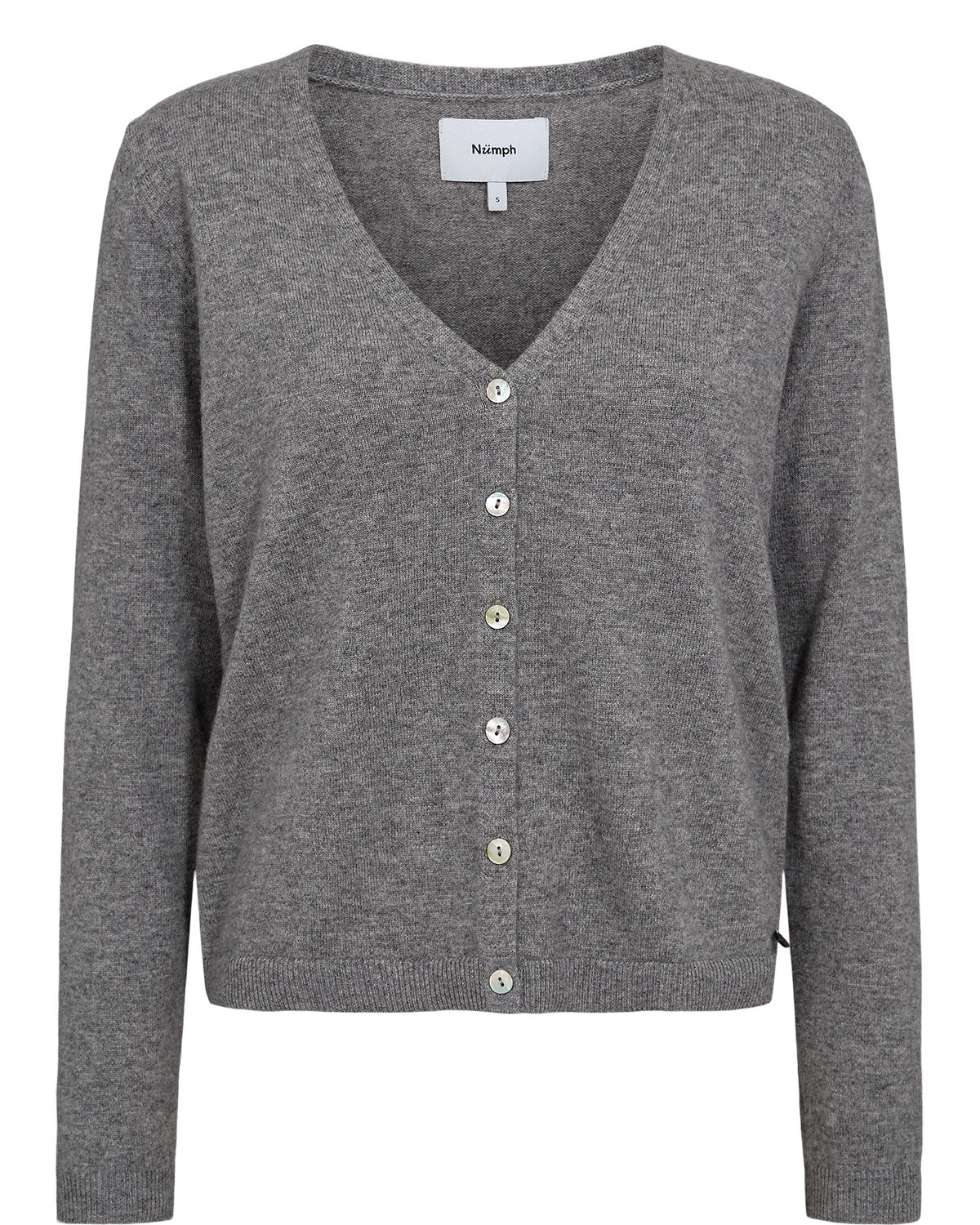 NUKASHA CARDIGAN - Medium Grey mel