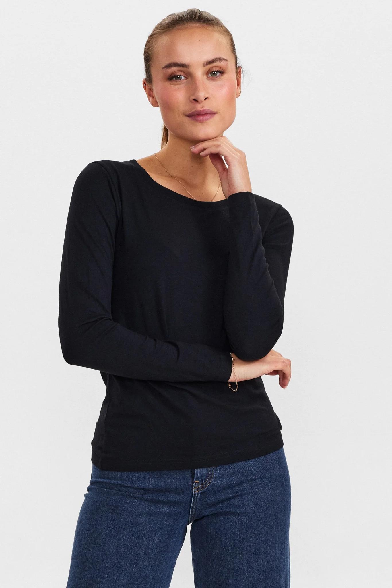 NUKAZUMI LS BLOUSE - NOOS - Caviar