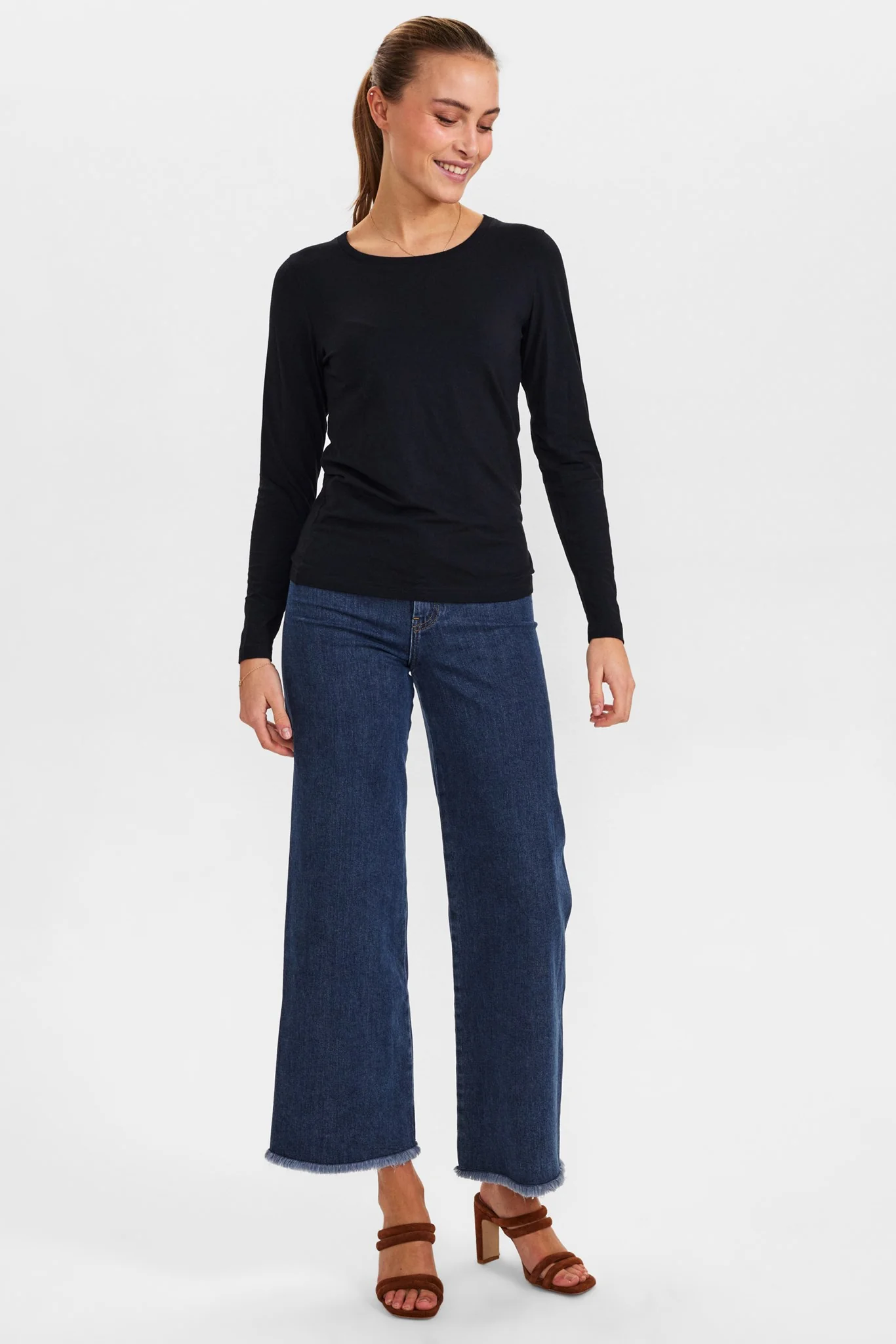 NUKAZUMI LS BLOUSE - NOOS - Caviar - Image 3