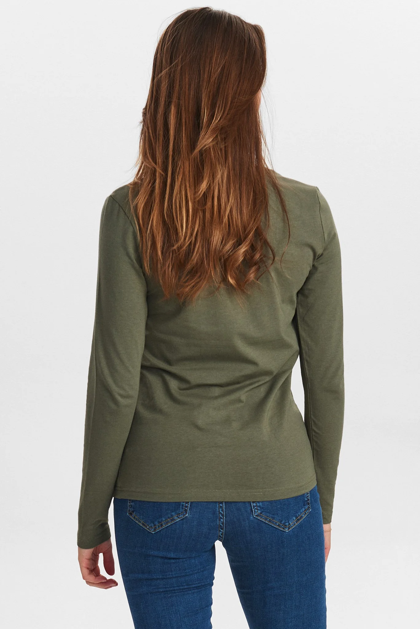 NUKAZUMI LS BLOUSE - NOOS - Deep Lichen Green - Image 2