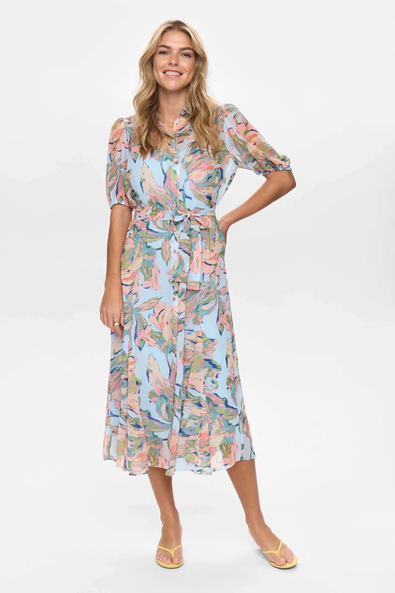 NUKELLIE DRESS - Floaty Blue - Image 3