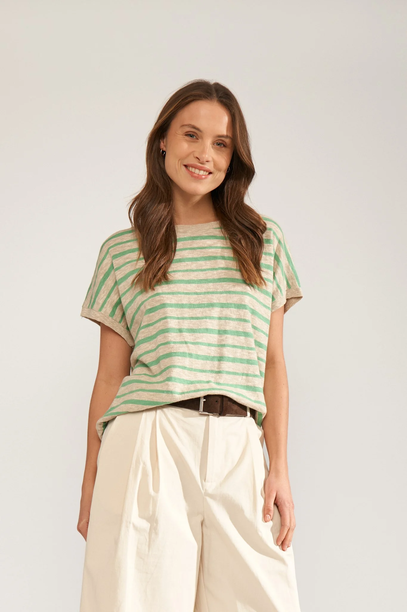 NUKIKI BOATNECK PULLOVER - Absinthe Green