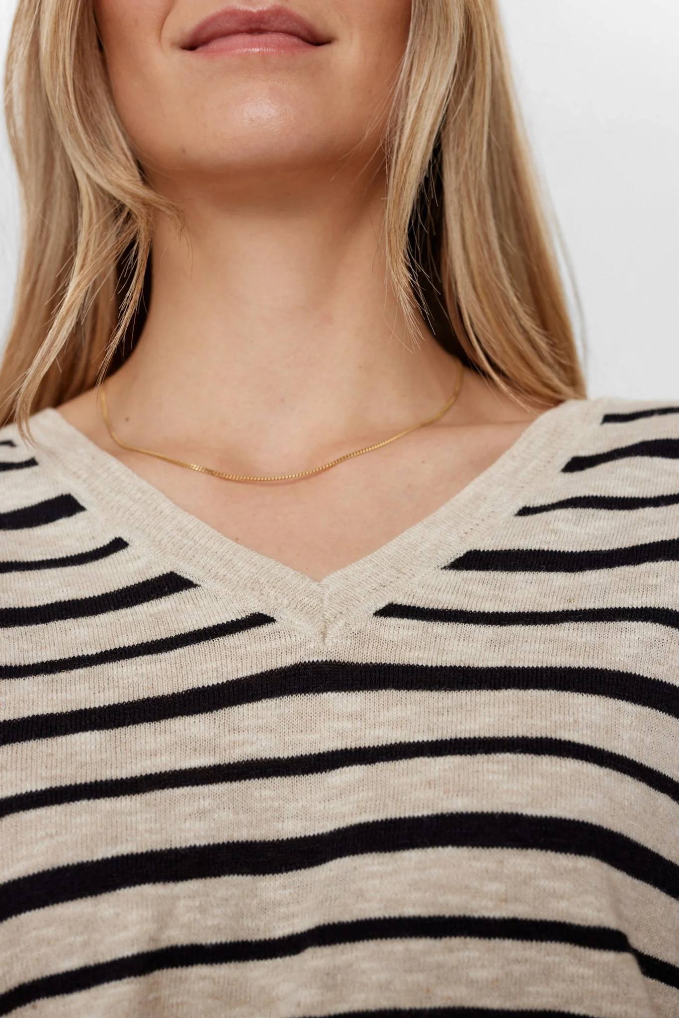 NUKIKI PULLOVER - Sesame Melange - Image 4