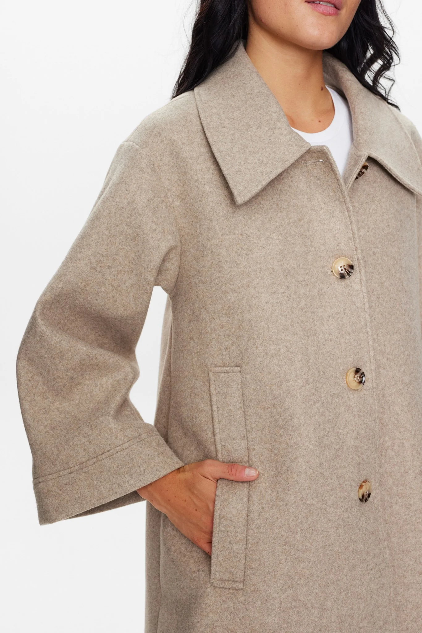 NUKIMBERLY COAT  - Sesame Melange - Image 5