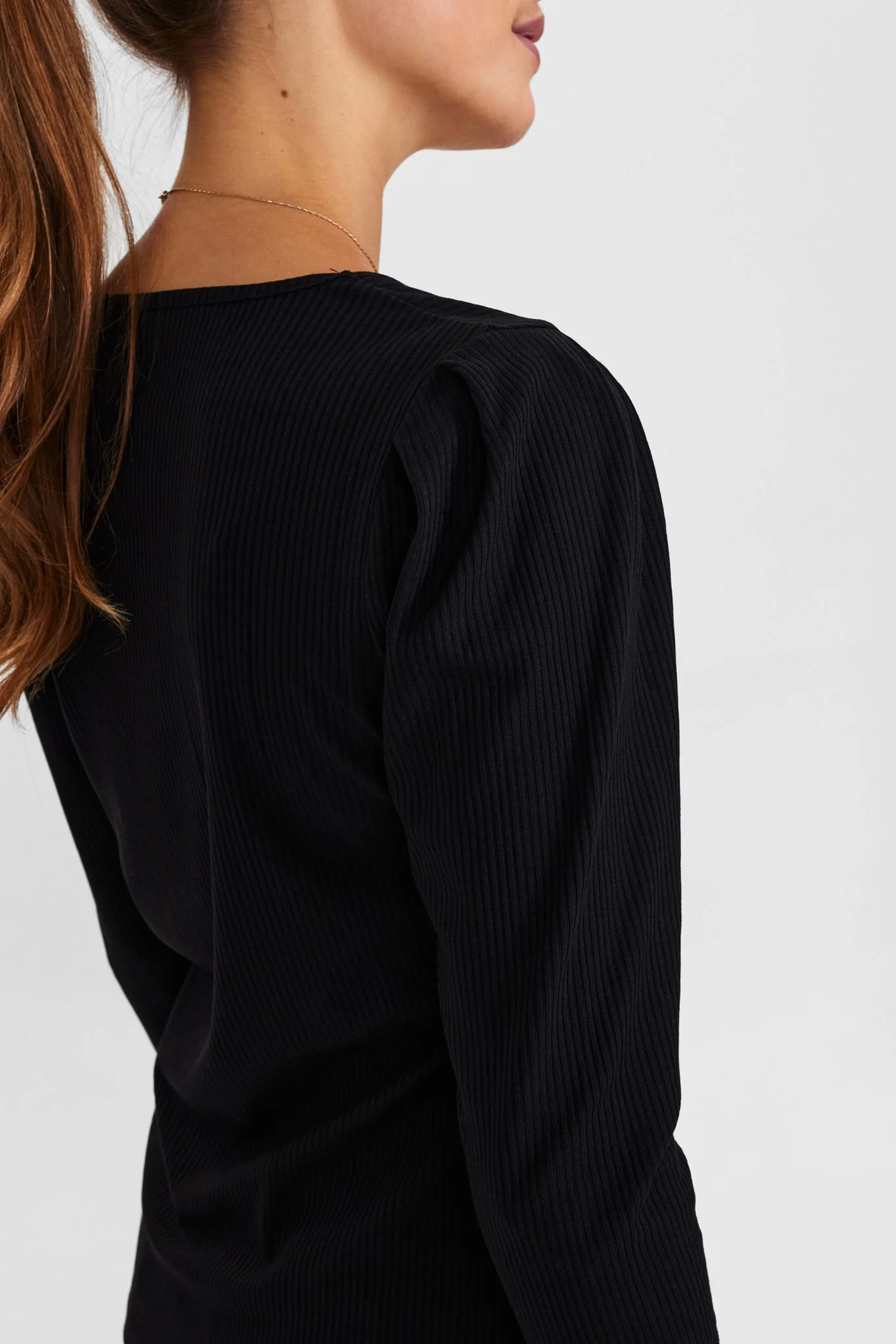 NUKISSA BLOUSE - Caviar - Image 5