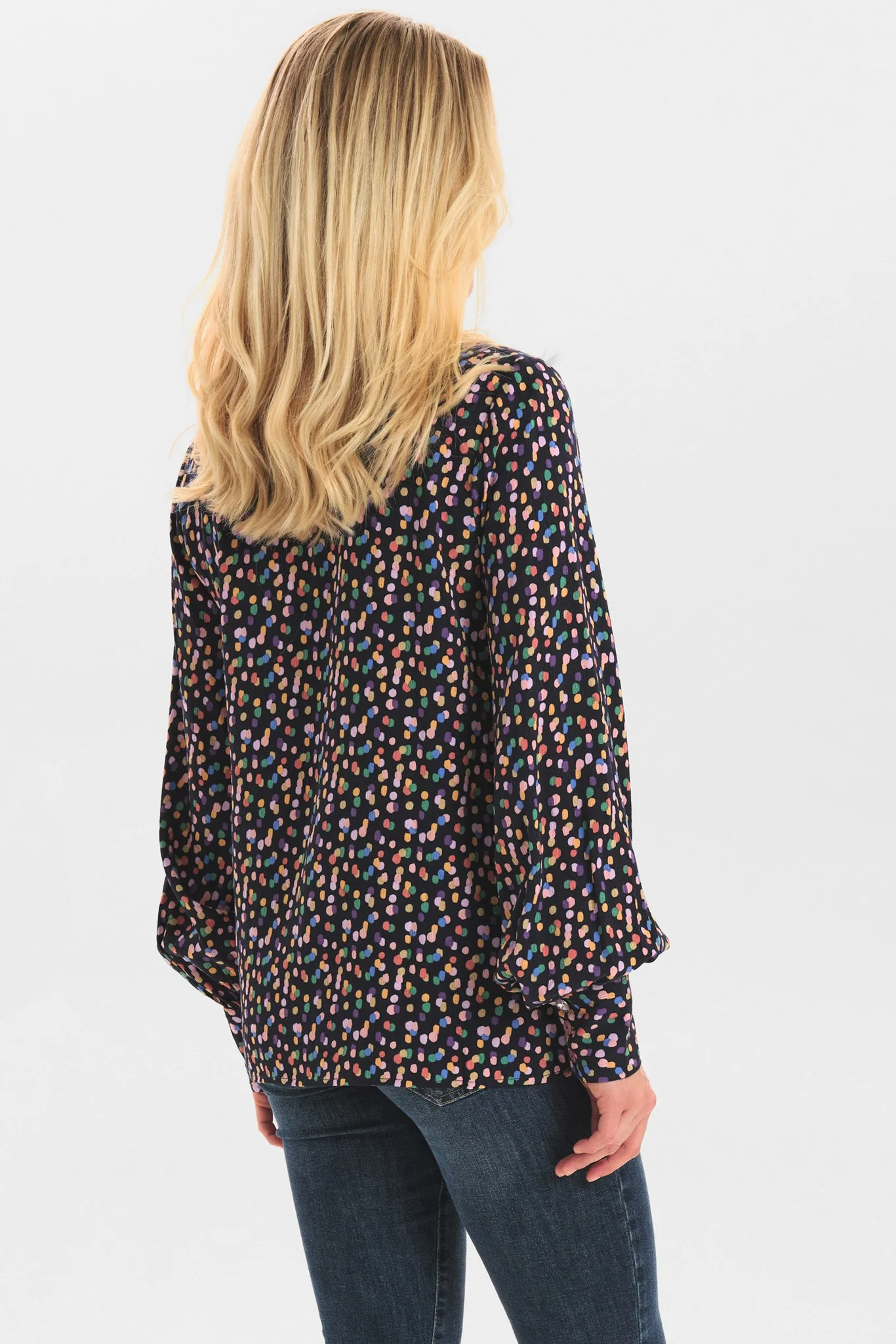 NUKIT BLOUSE - Dark Sapphire - Image 2