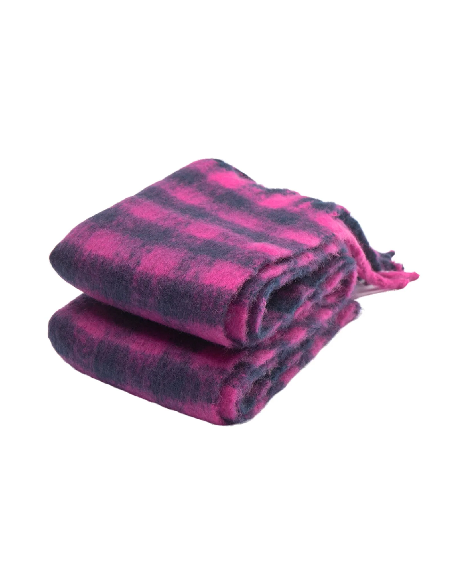 NUKITTEN CHECK SCARF - Dark Sapphire - Image 2