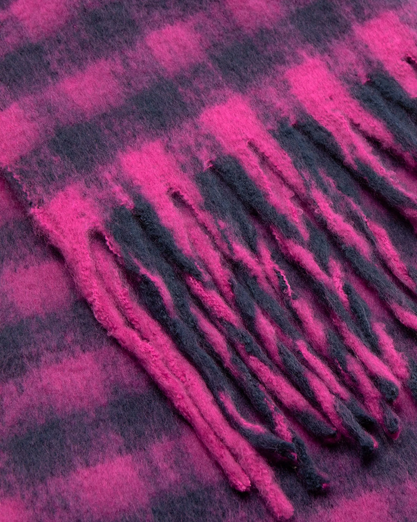 NUKITTEN CHECK SCARF - Dark Sapphire - Image 3