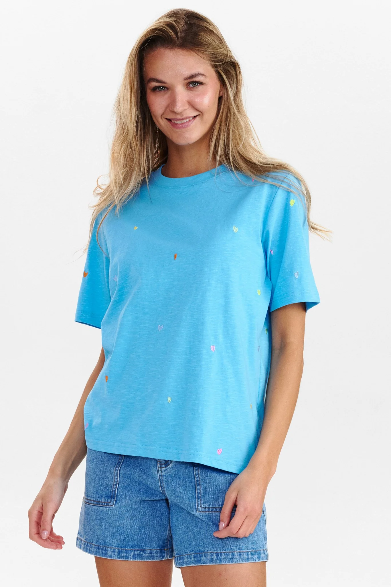 NUKRISTIN TEE - GOTS - Bonnie Blue