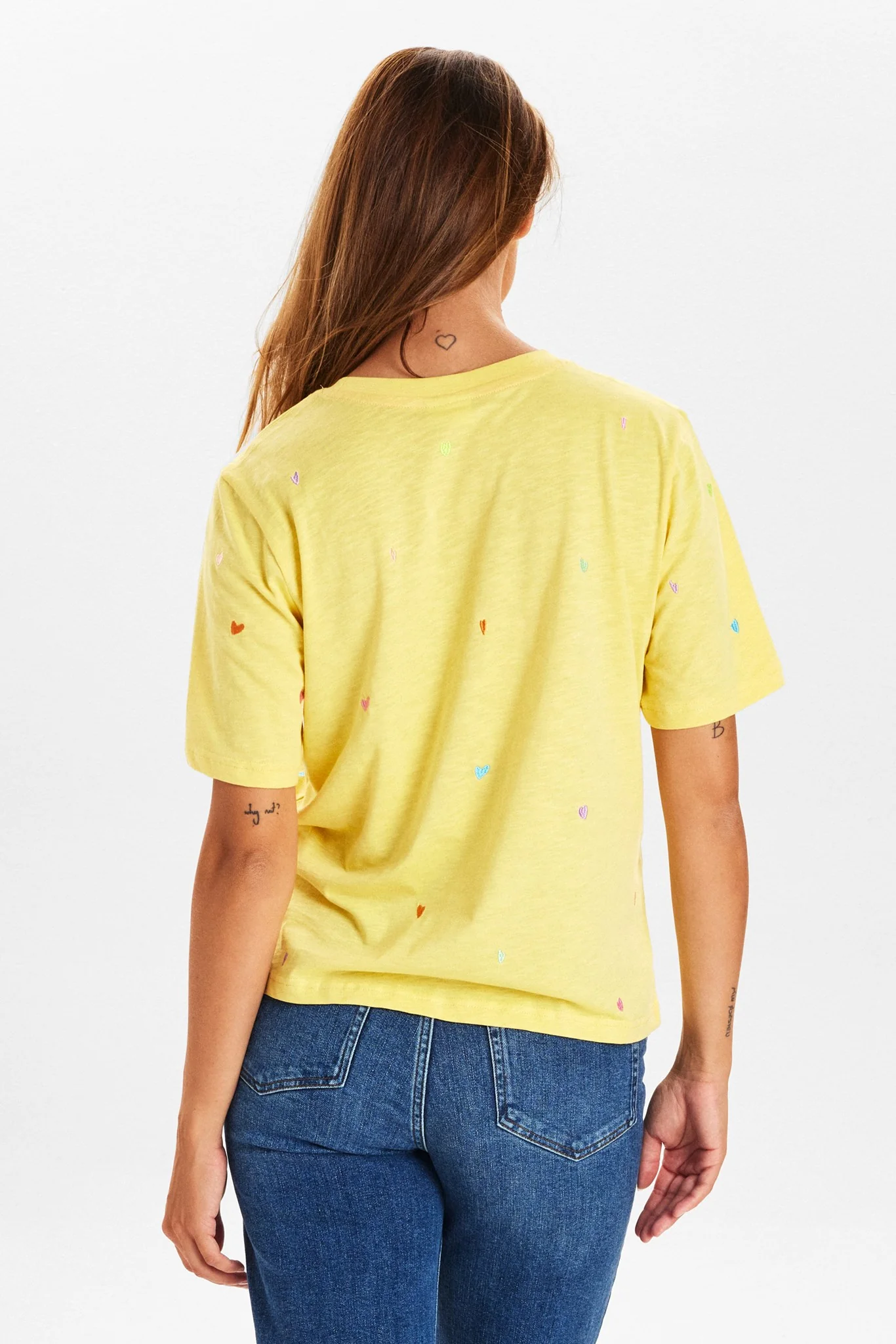 NUKRISTIN TEE - GOTS - Lemon Drop - Image 2